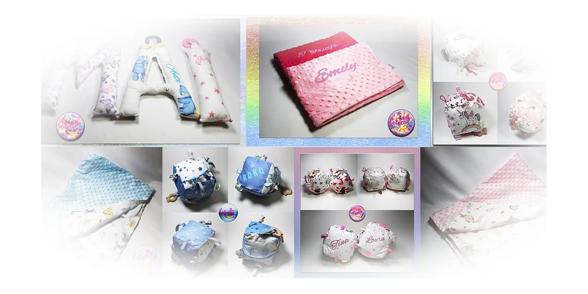 Bebe - kapice za bebe, trakice, 3D edukativne kocke