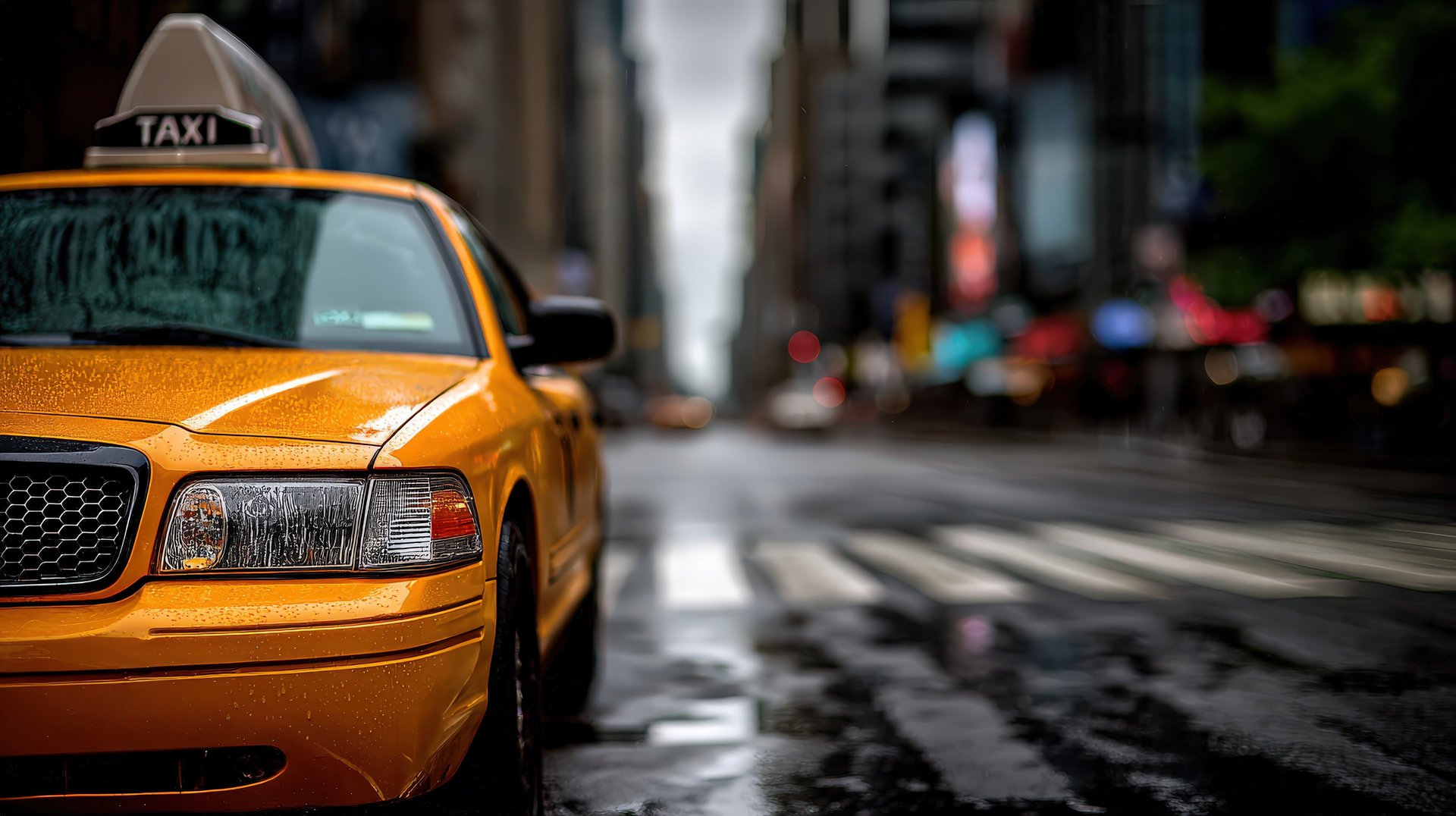 unknown person standing near yellow van