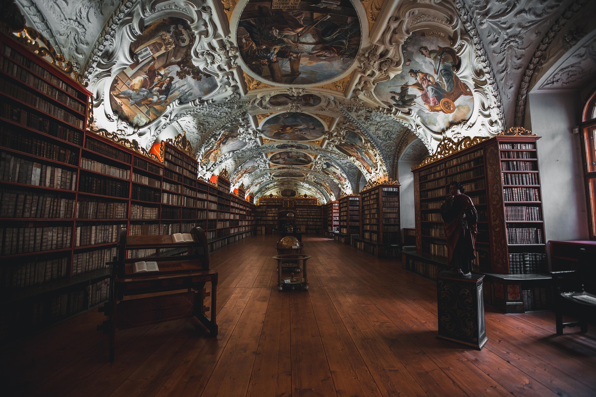 interior of dome building