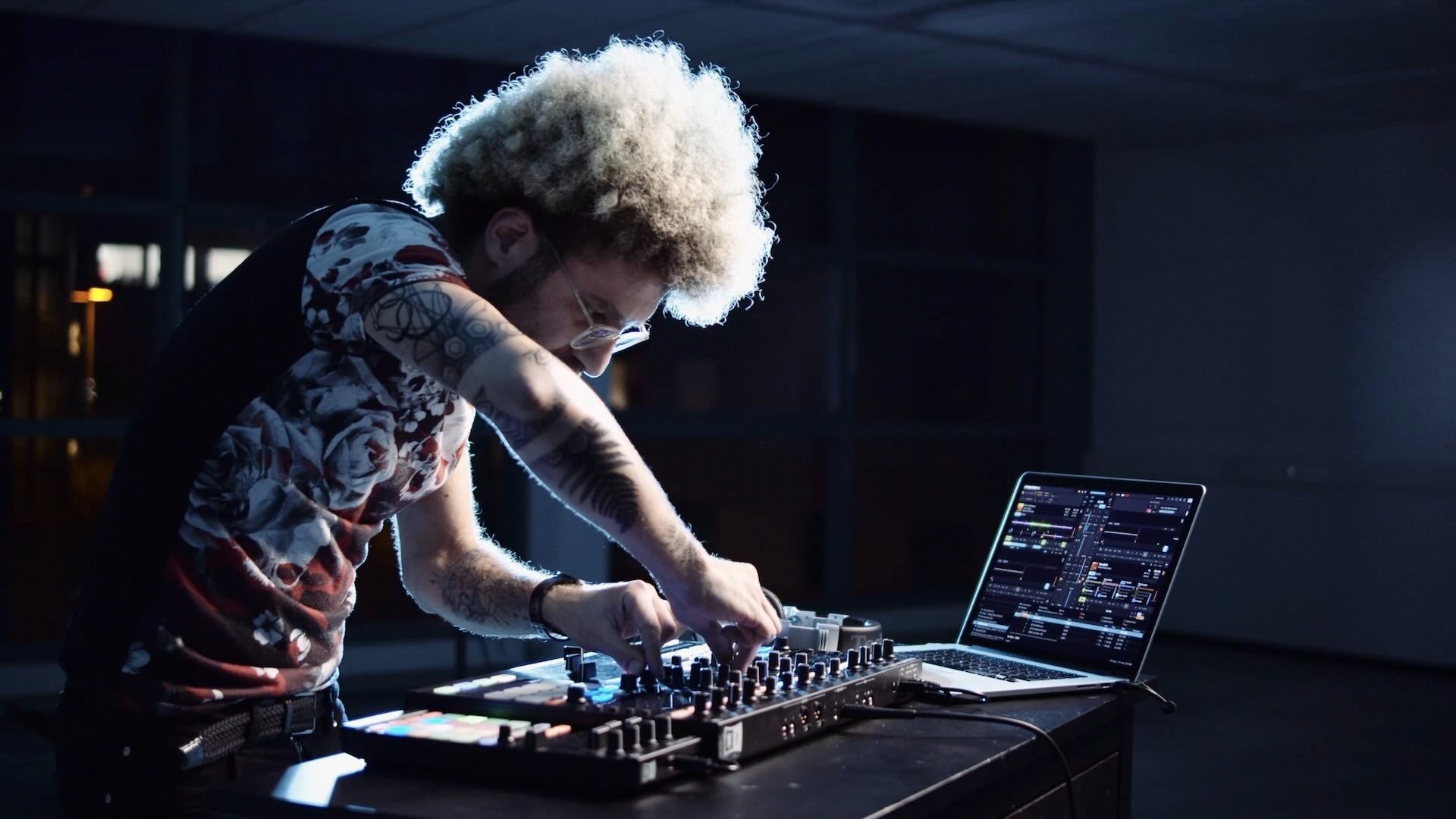 black and brown leather padded tub sofa