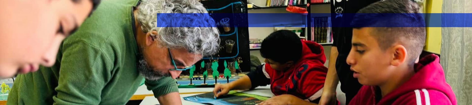 an abstract photo of a curved building with a blue sky in the background