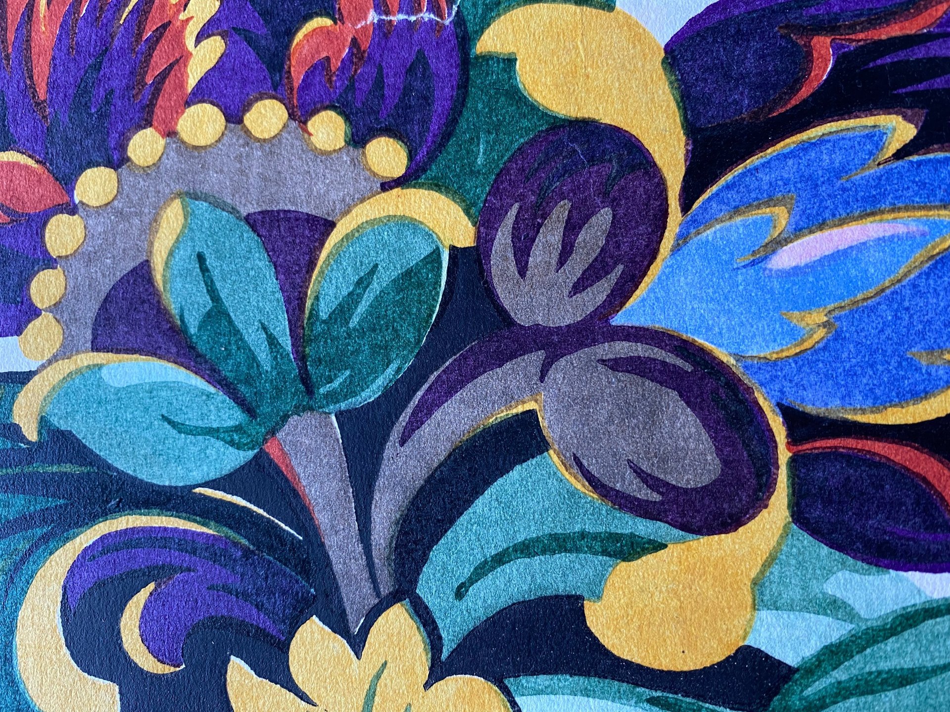 black blue and yellow textile
