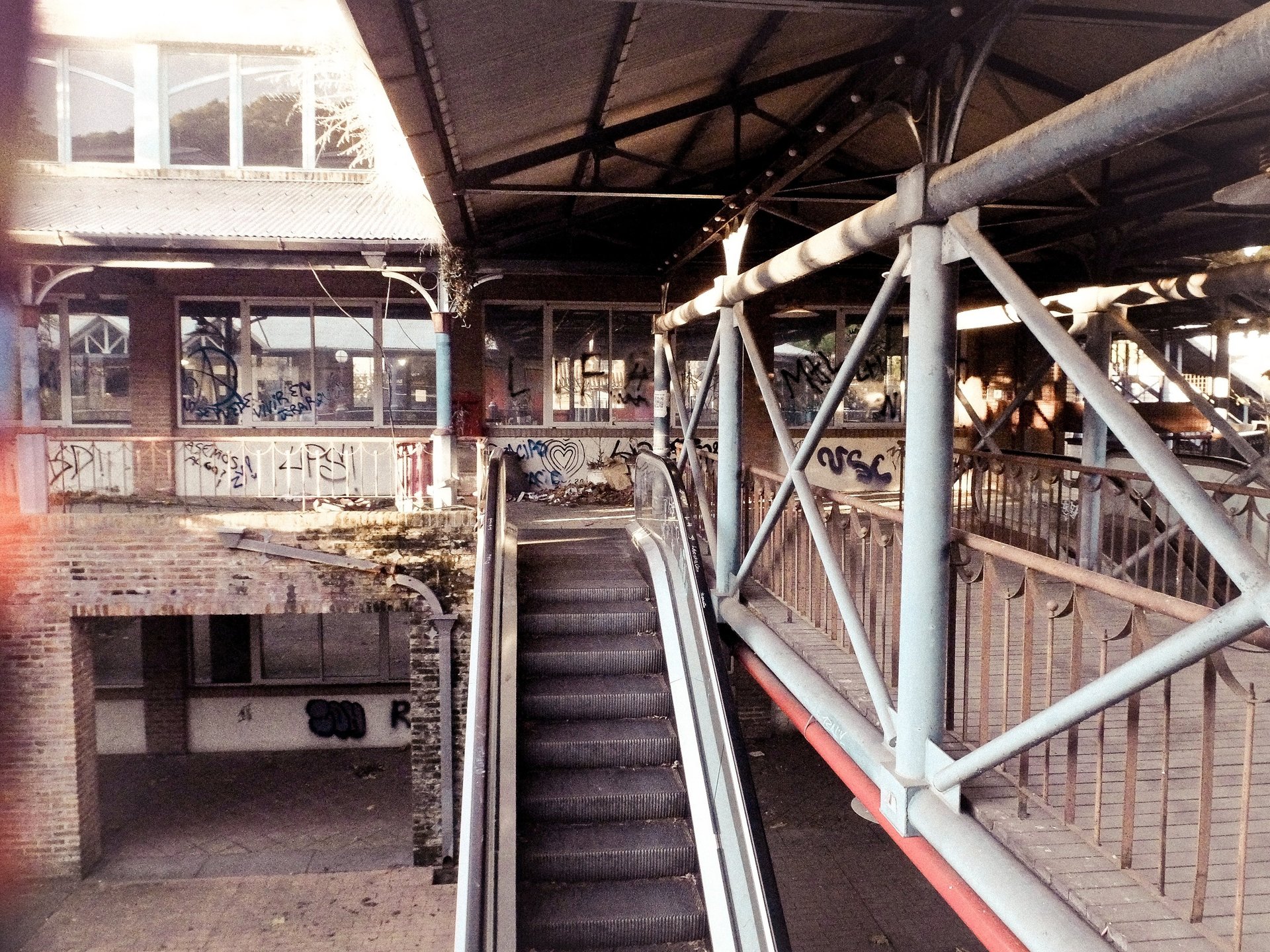 a couple of people standing in a room