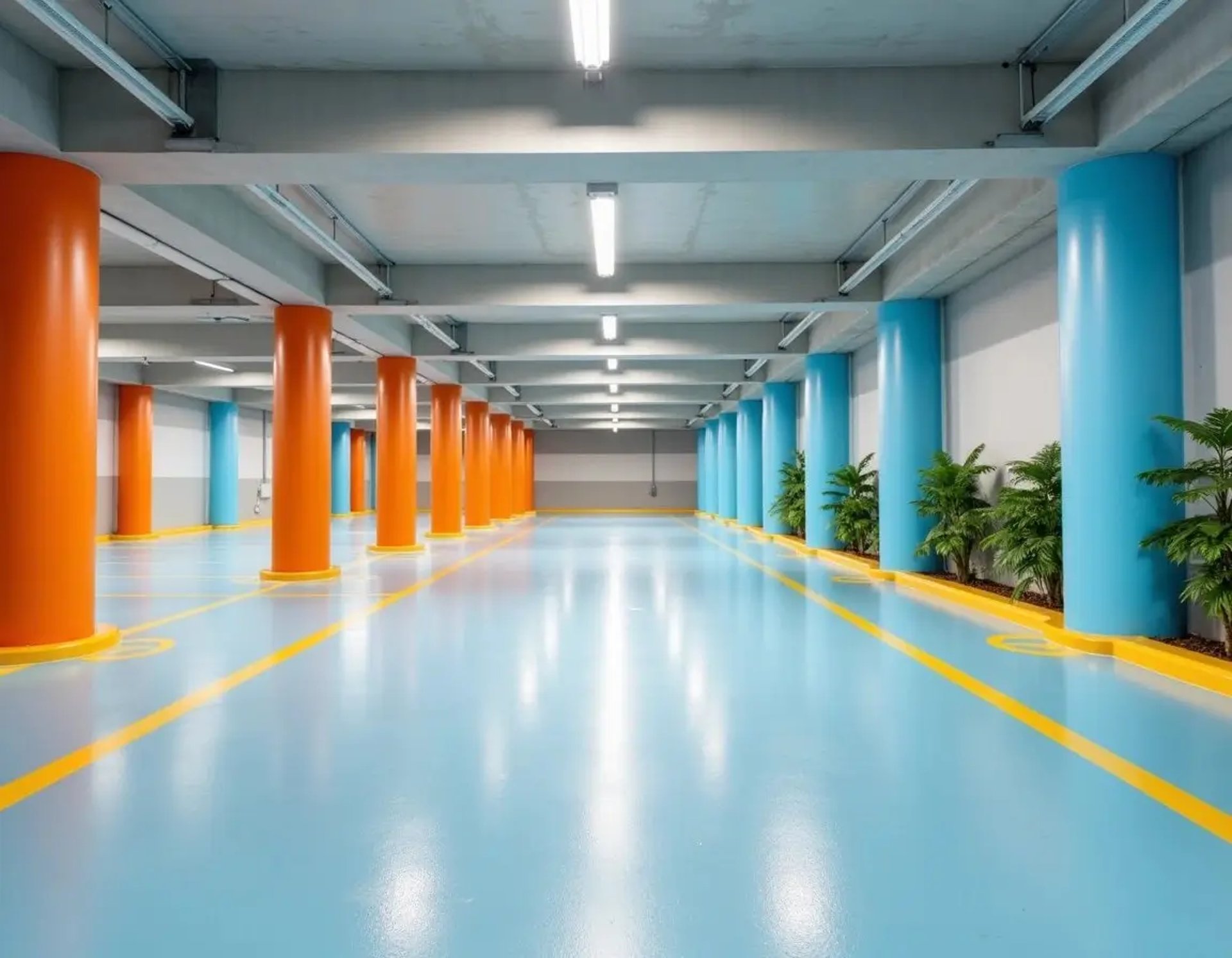 Epoxy Finished Driveway in Hollywood Florida