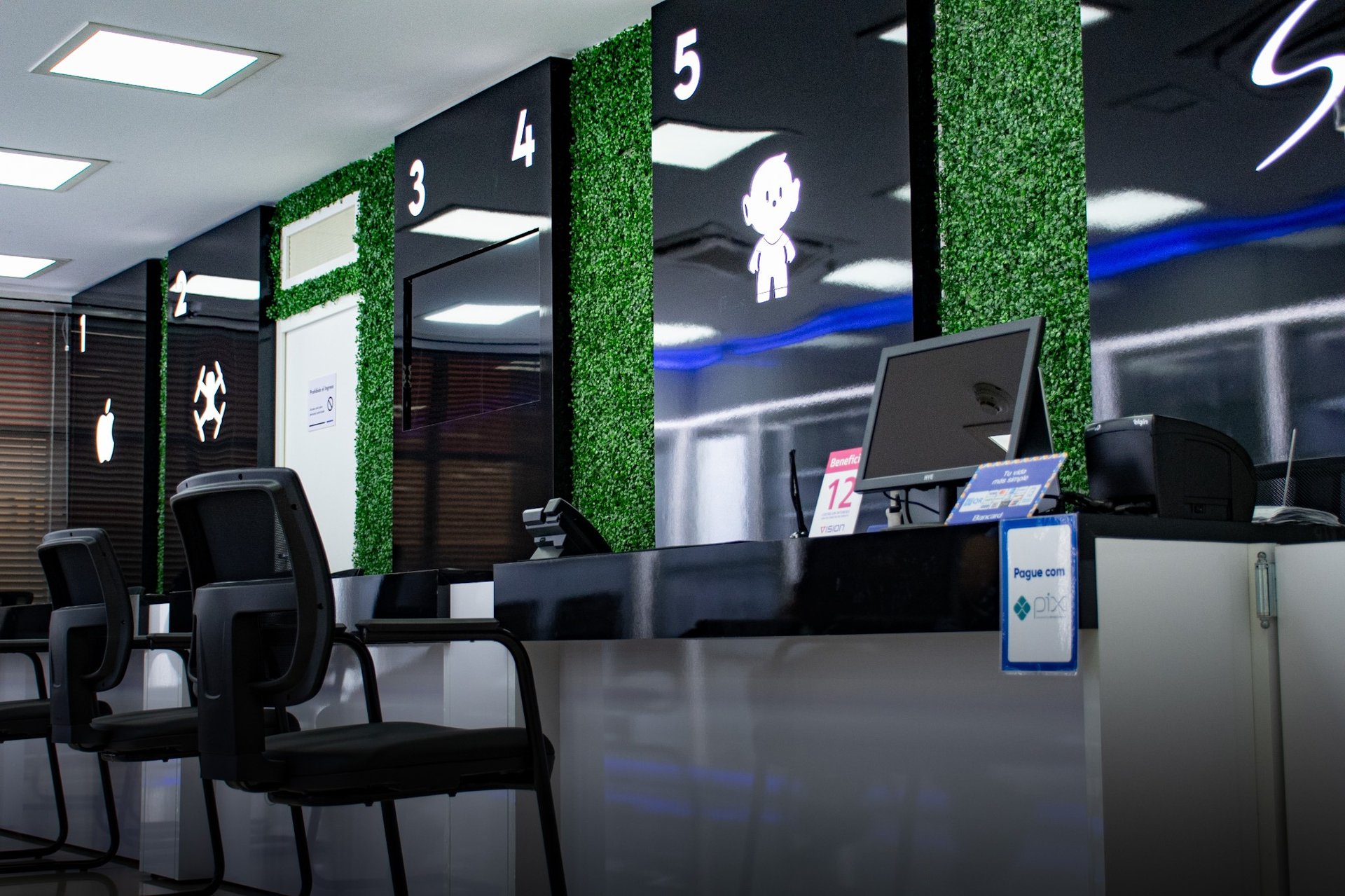 an abstract photo of a curved building with a blue sky in the background