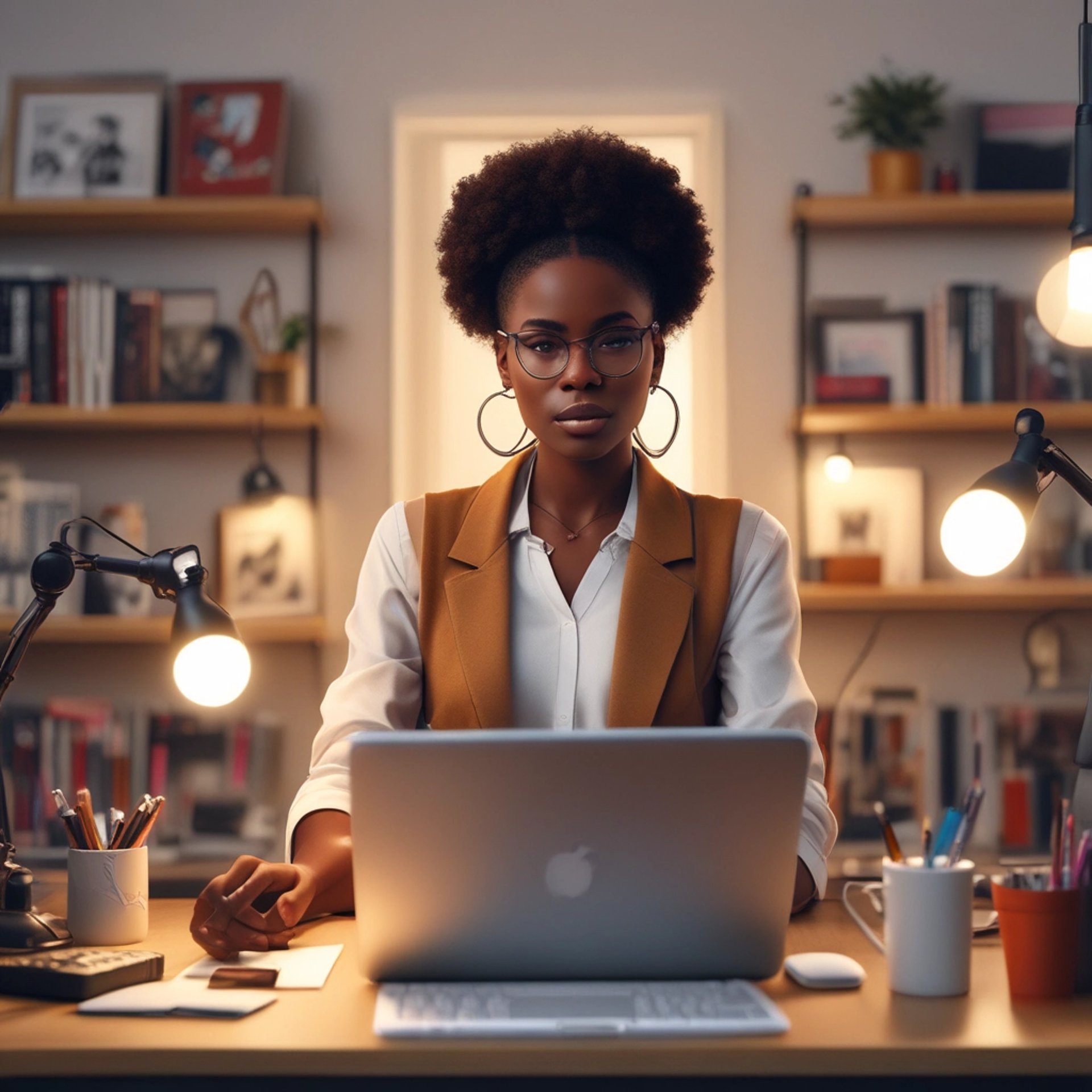 woman holding dried flower