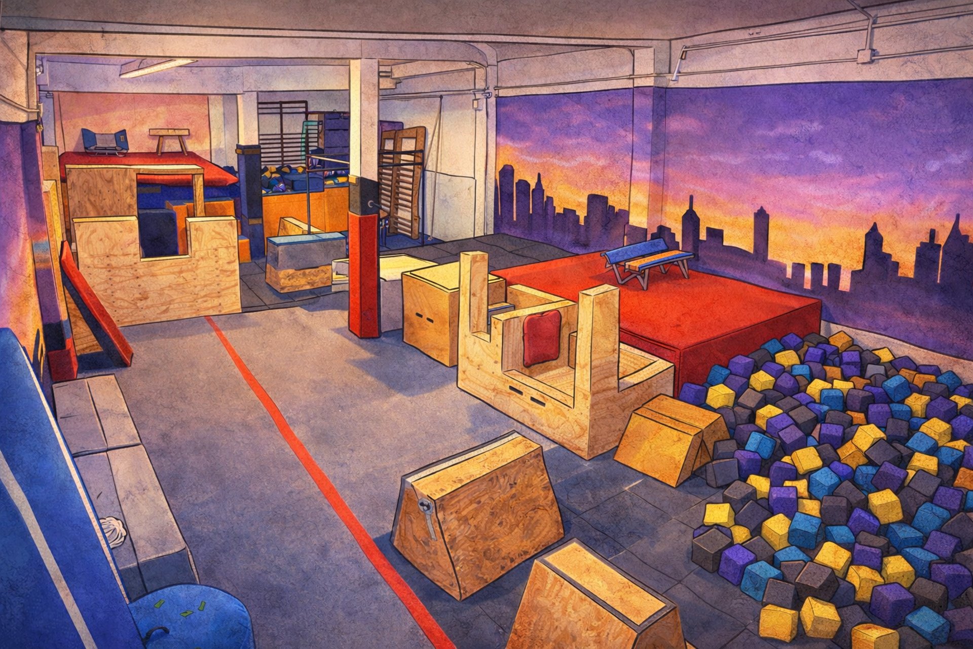 two lighted jack-o-lanterns during night time