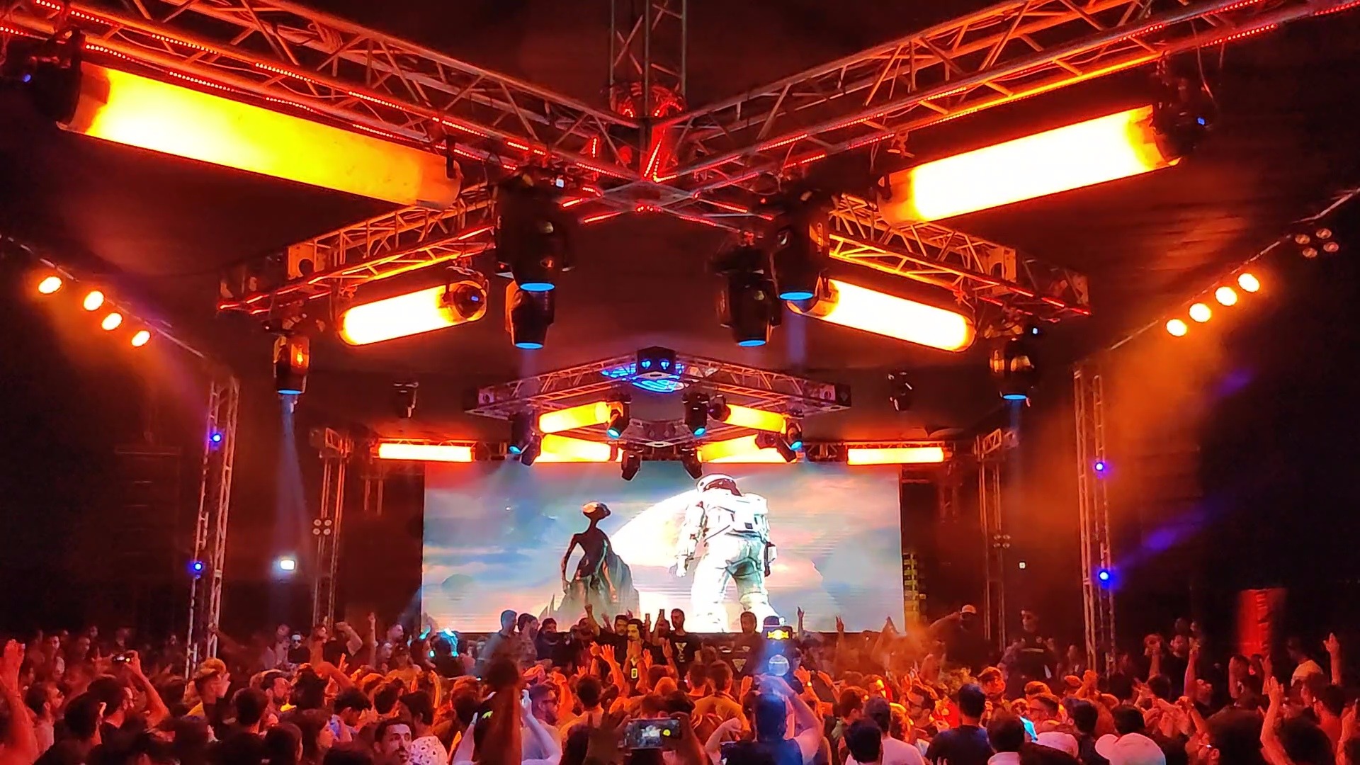 round fondant cake with happy birthday candle