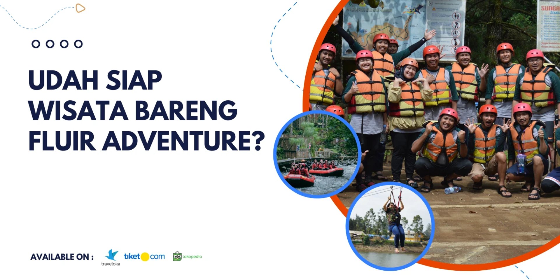 Peserta rafting pangalengan bersama fluir adventure