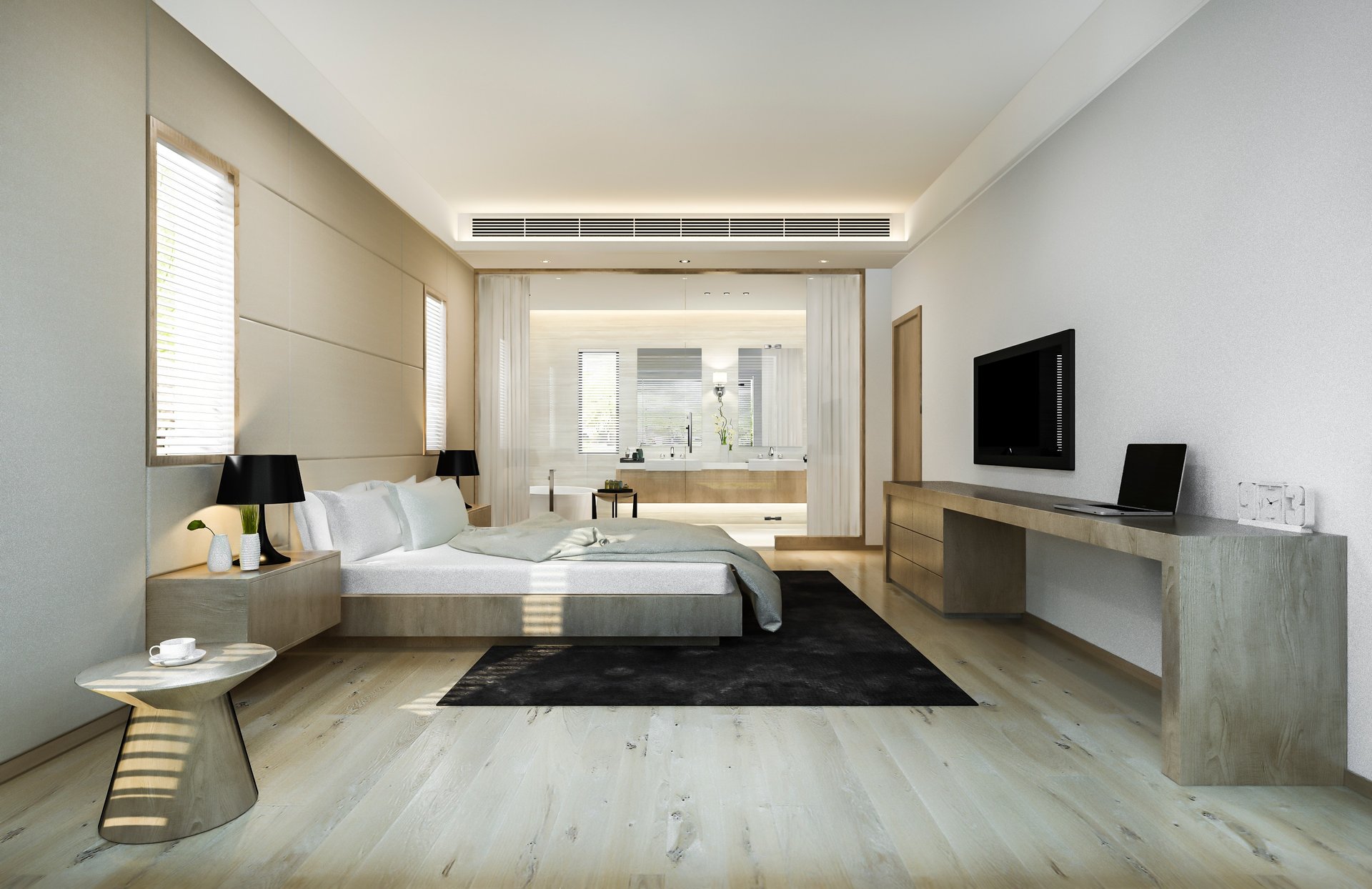 black and white bed linen