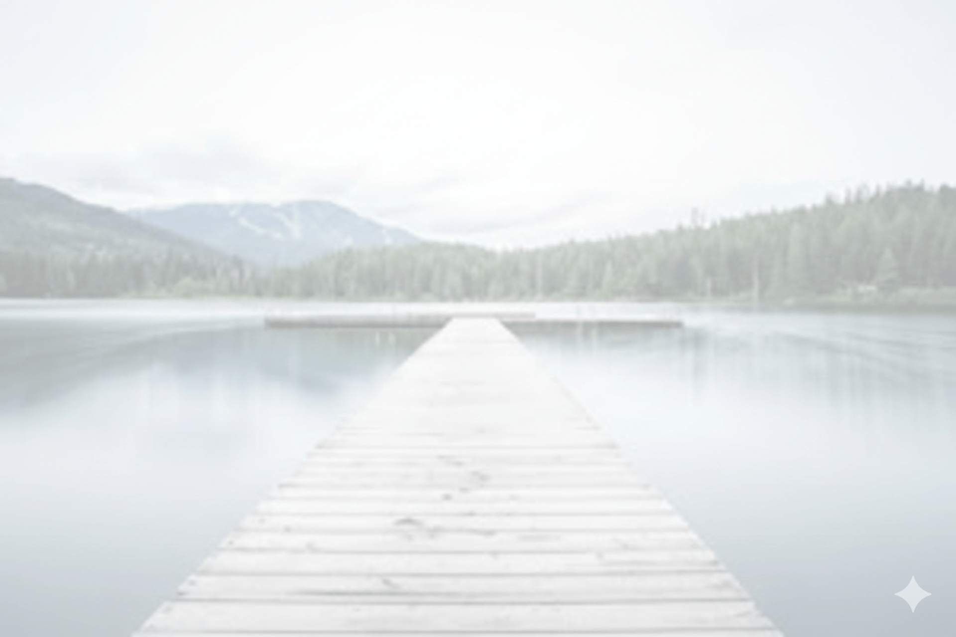 gray wooden sea dock near green pine trees under white sky at daytime