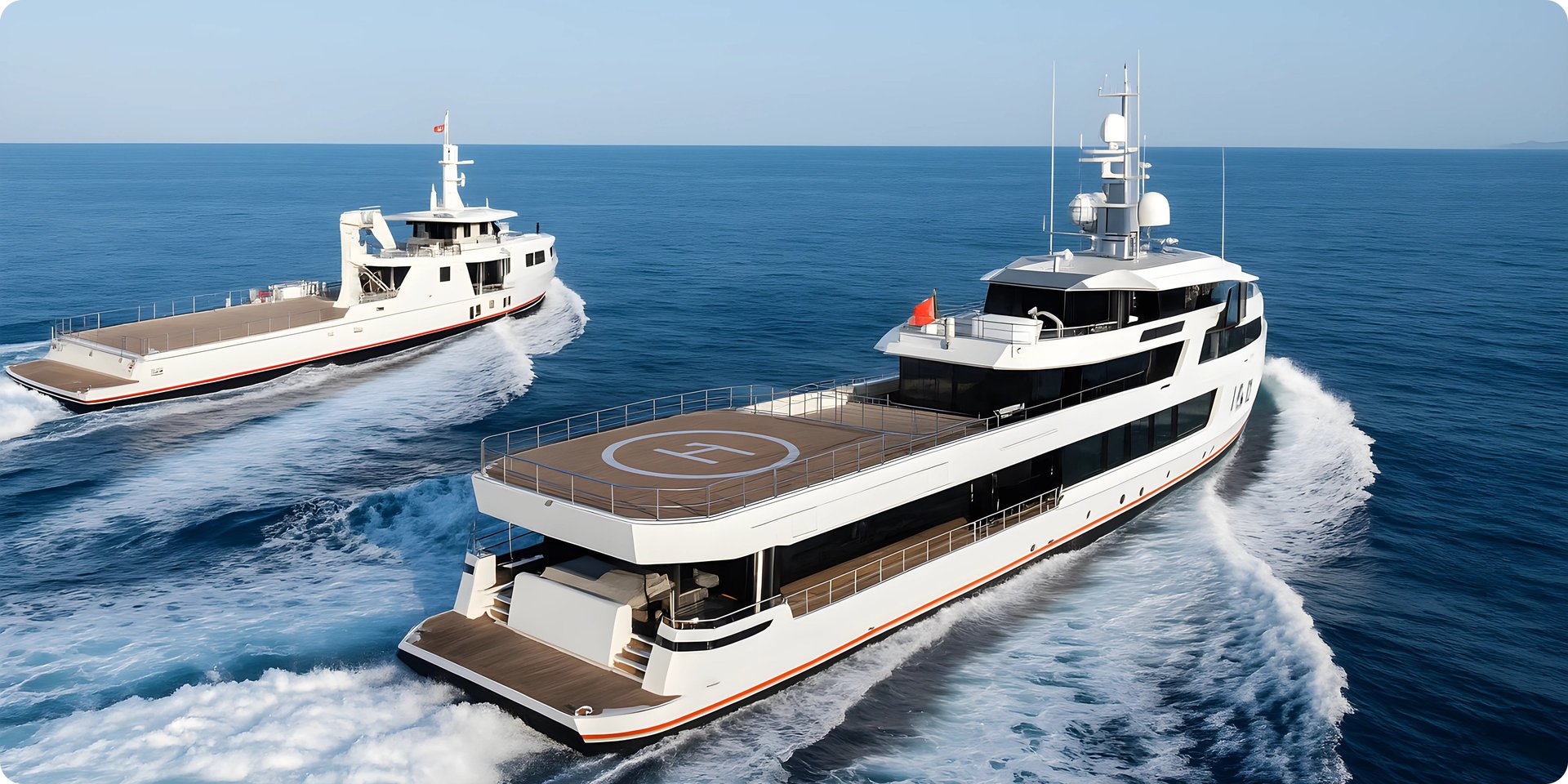 an abstract photo of a curved building with a blue sky in the background