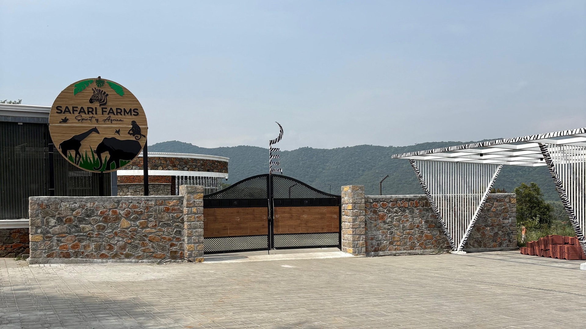 a river with rocks and rocks in the foreground