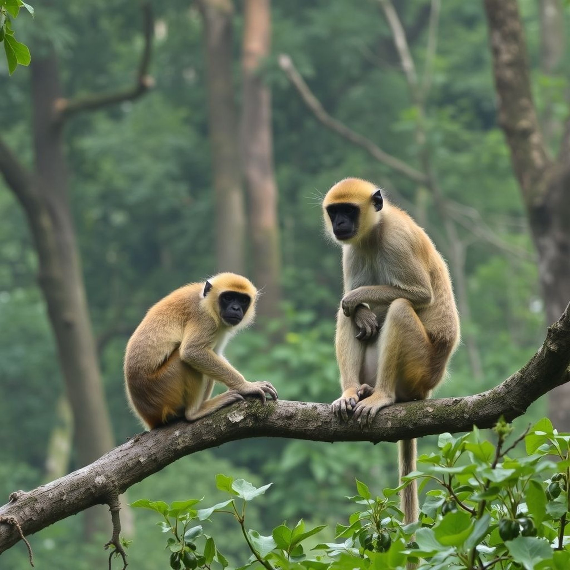 monkey in tree