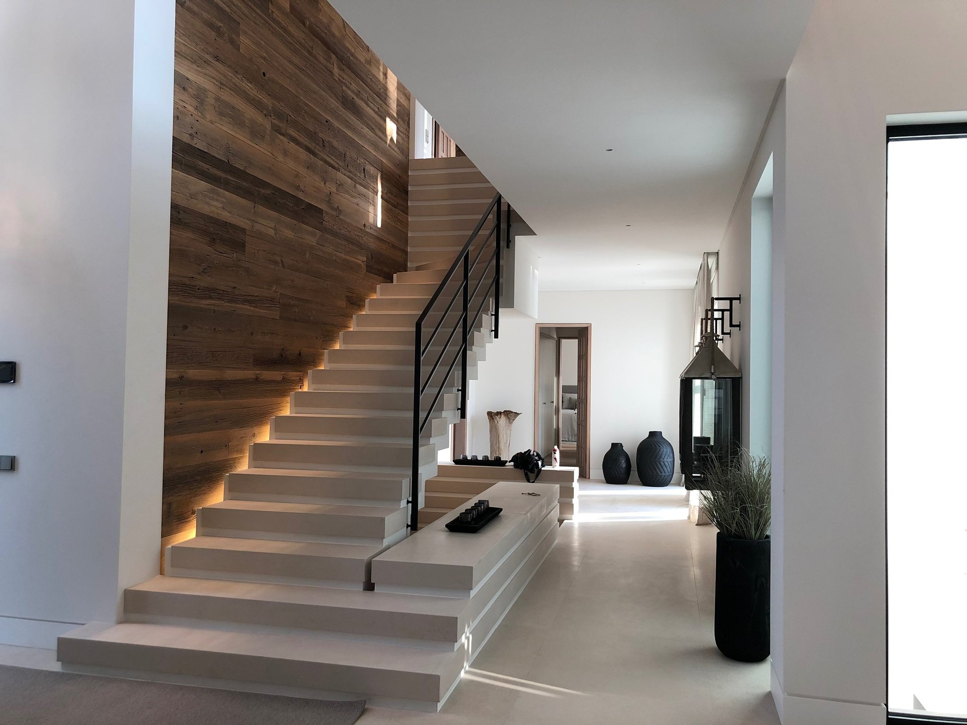 black and brown leather padded tub sofa