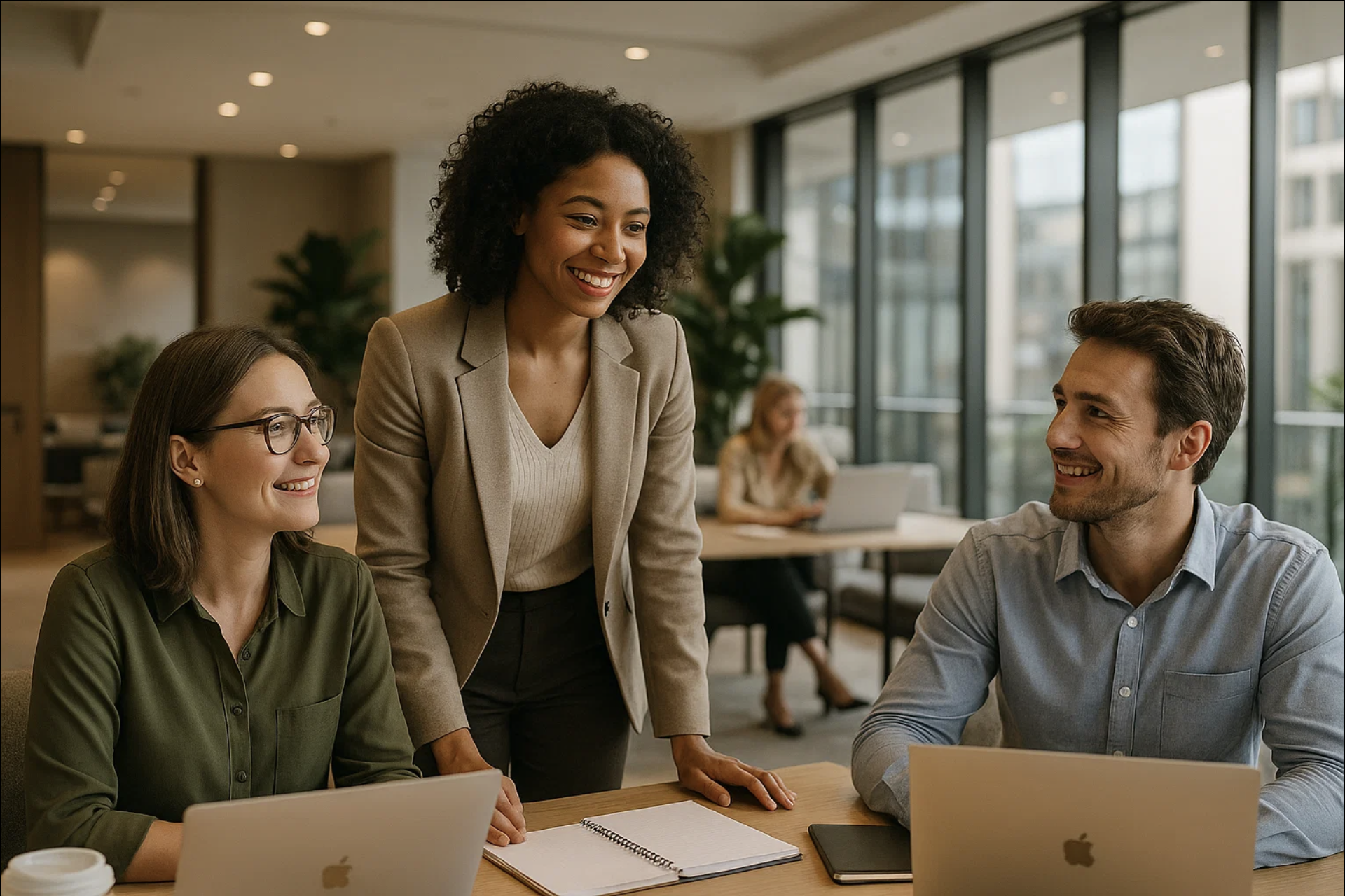 an abstract photo of a curved building with a blue sky in the background