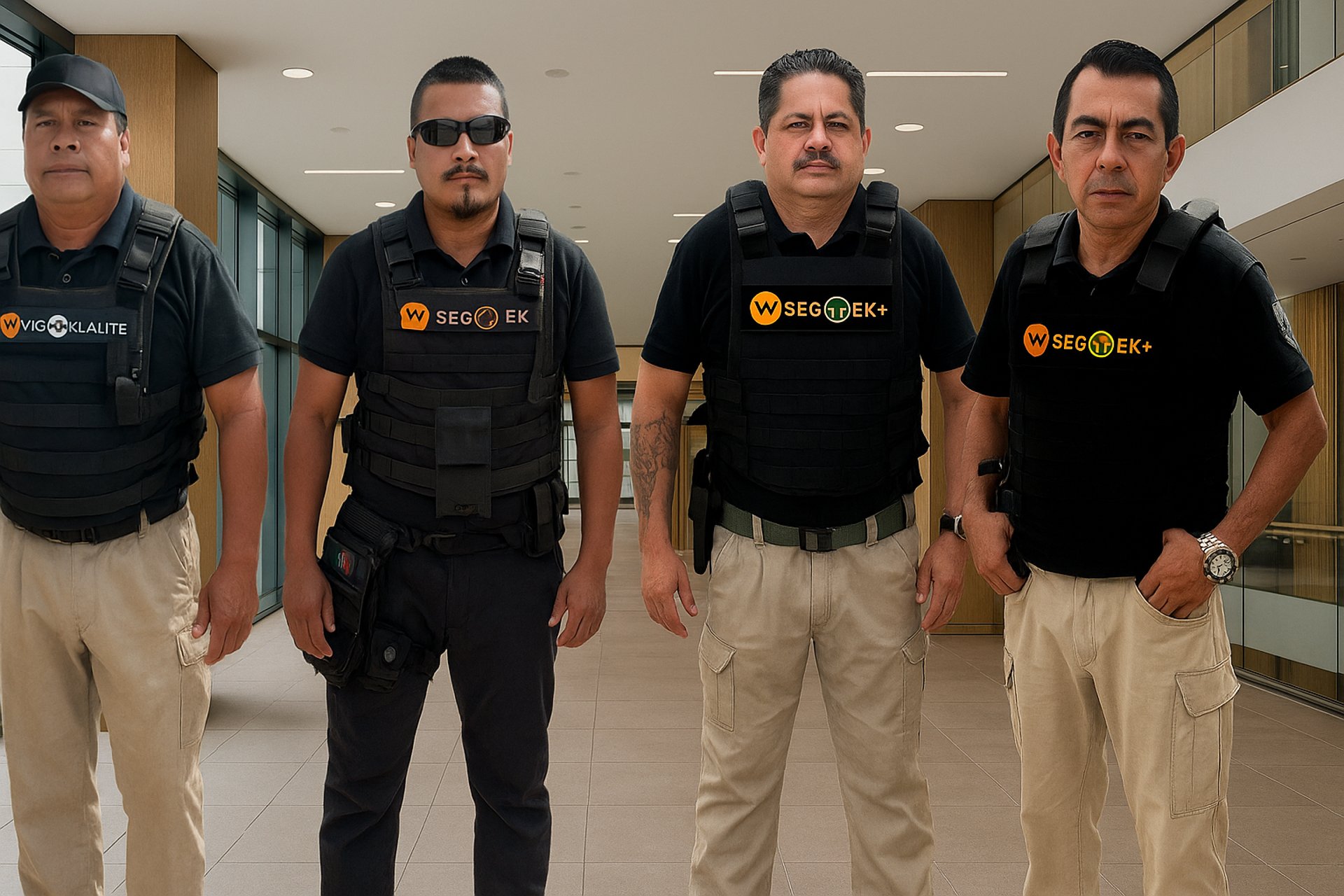 Guardias intramuros uniformados para servicios corporativos y residenciales