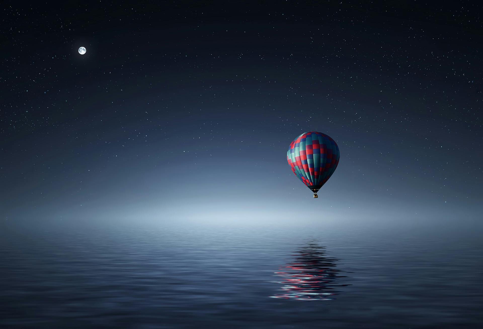 a planet in space