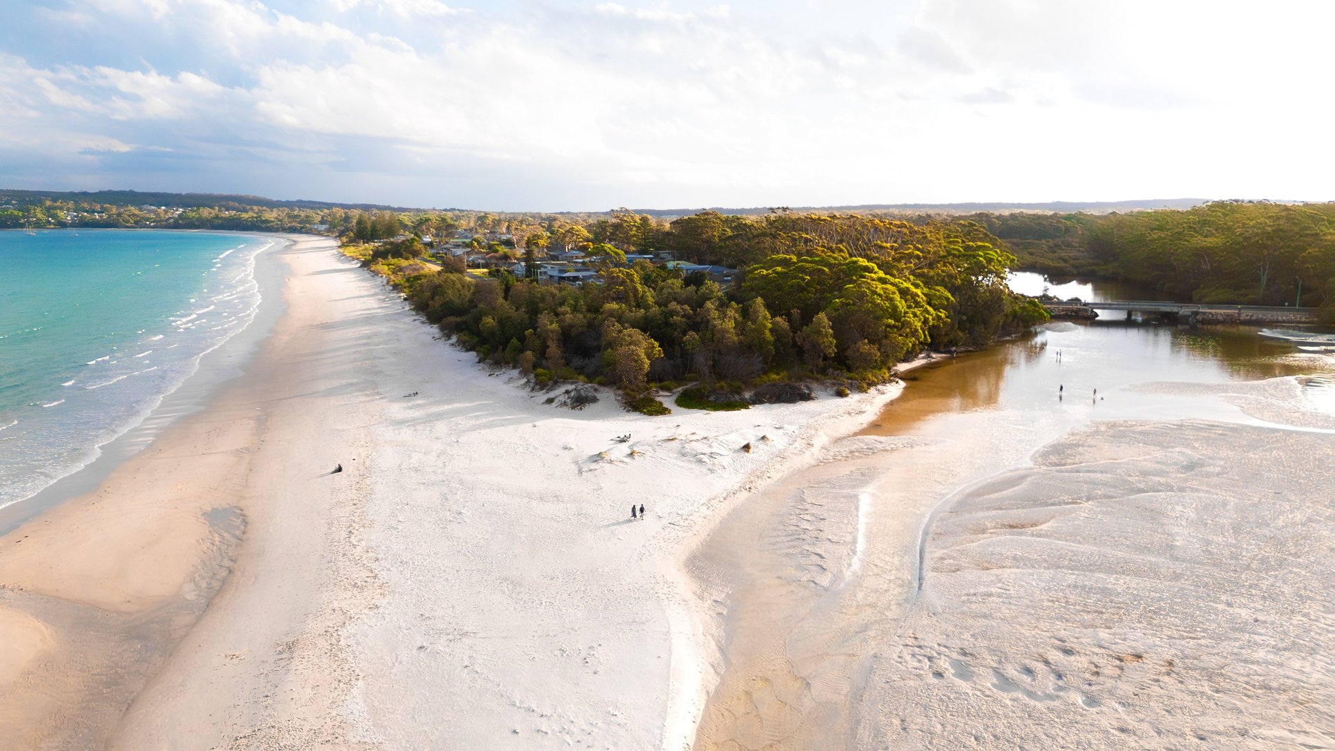 aerial shot of seawaves