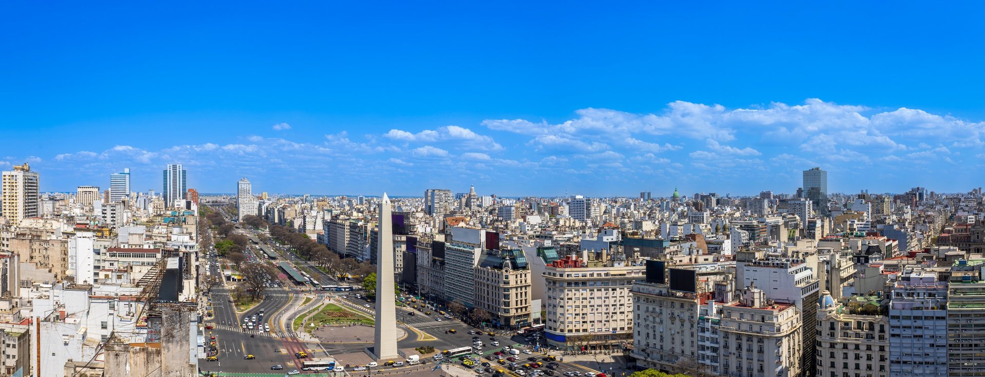 Panoramic-cityscape-and-skyline-view-of-buenos-aires