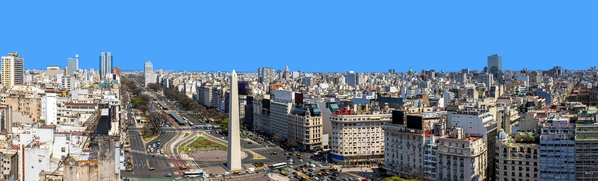 Panoramic-cityscape-and-skyline-view-of-buenos-aires