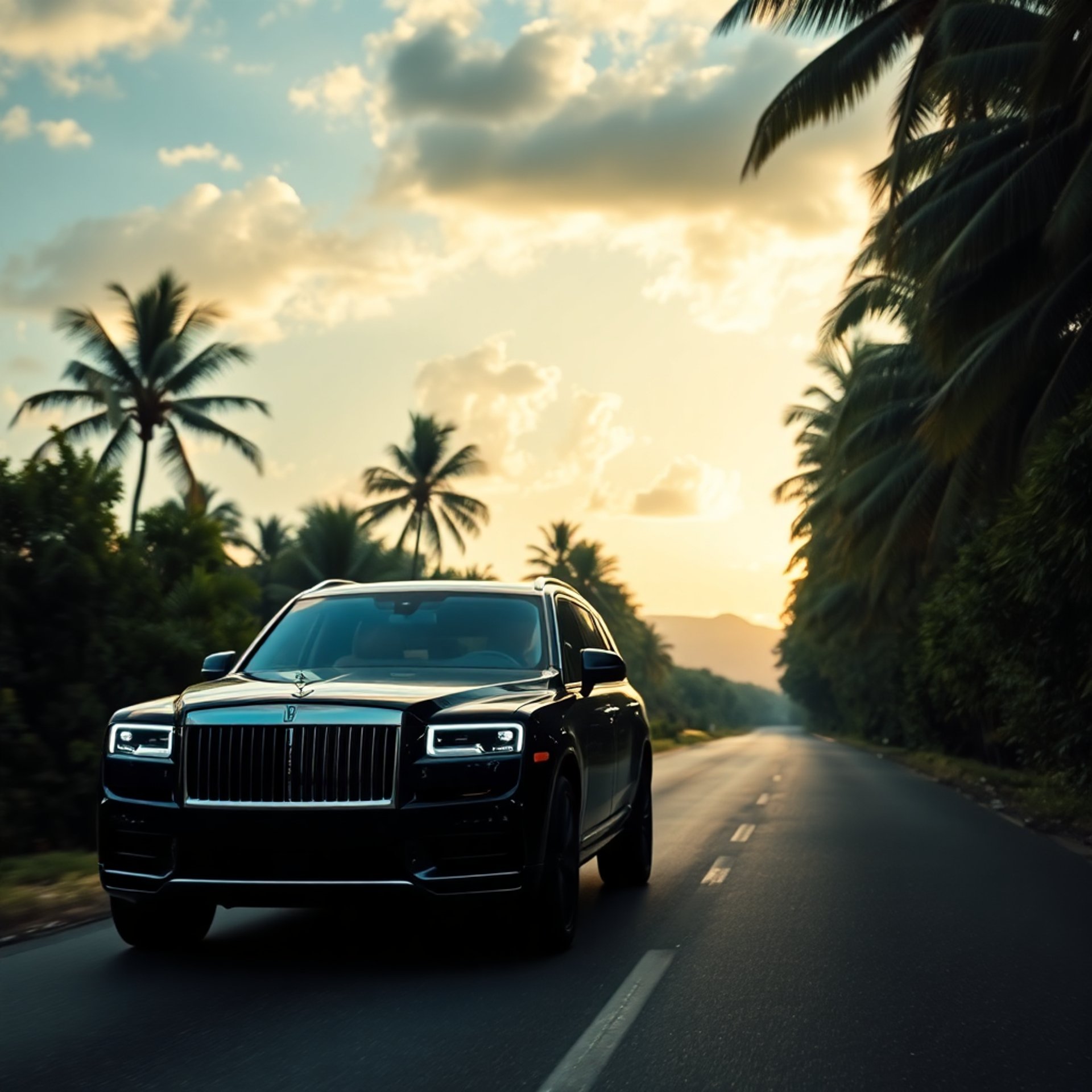 an abstract photo of a curved building with a blue sky in the background