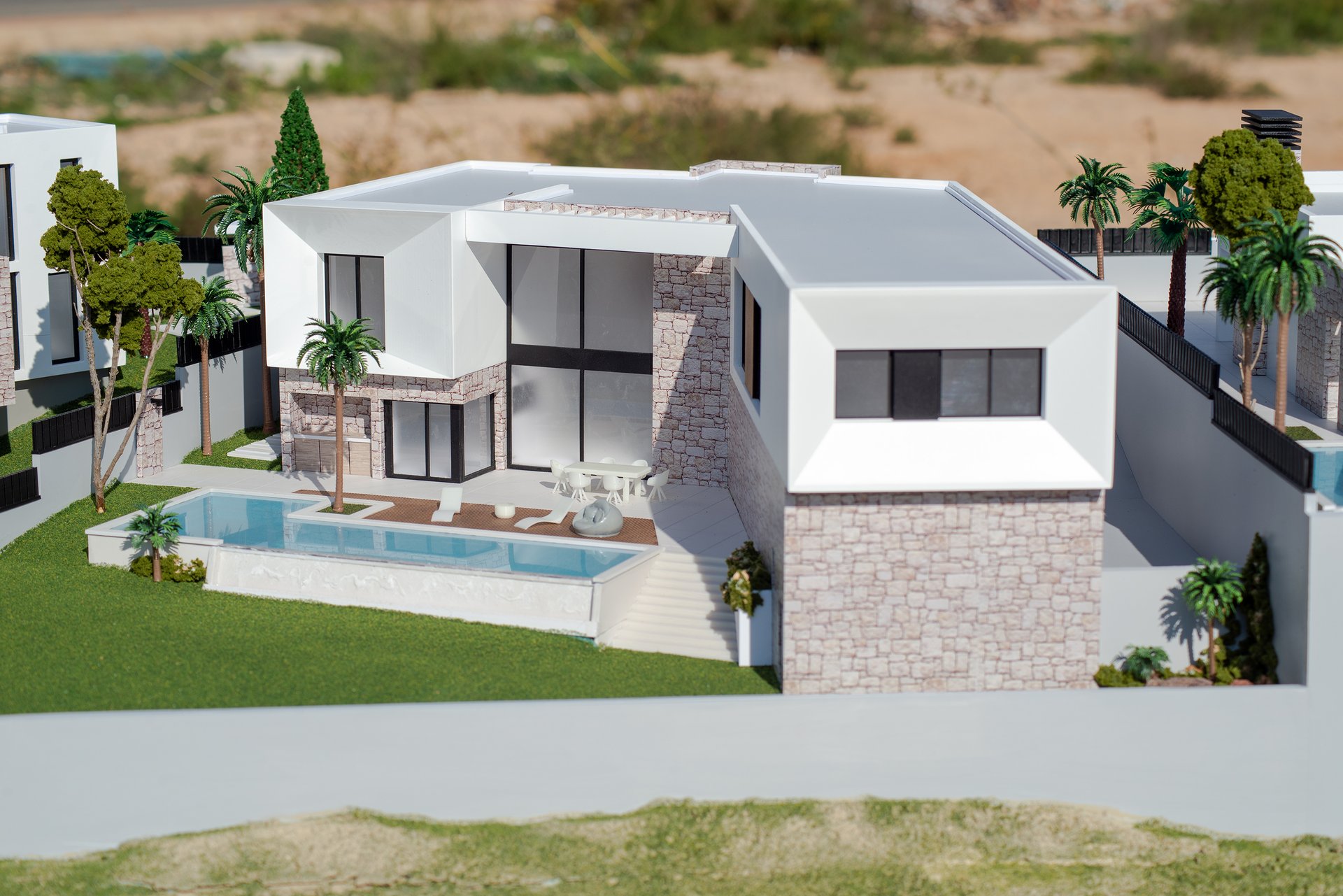 fabricantes de maquetas de arquitectura profesional, obras, urbanizaciones, hoteles jardines edificios