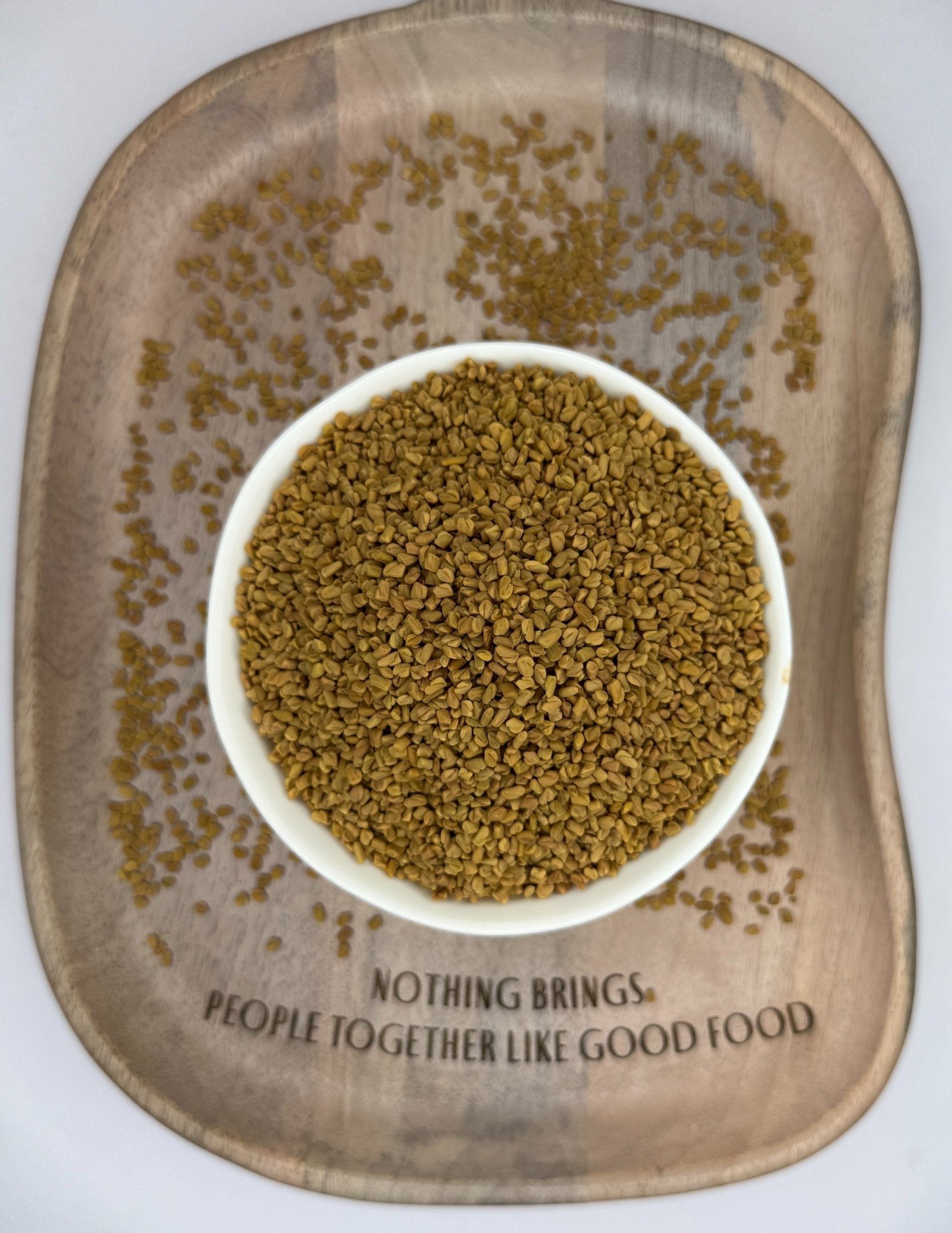 a close up of a pile of brown rice
