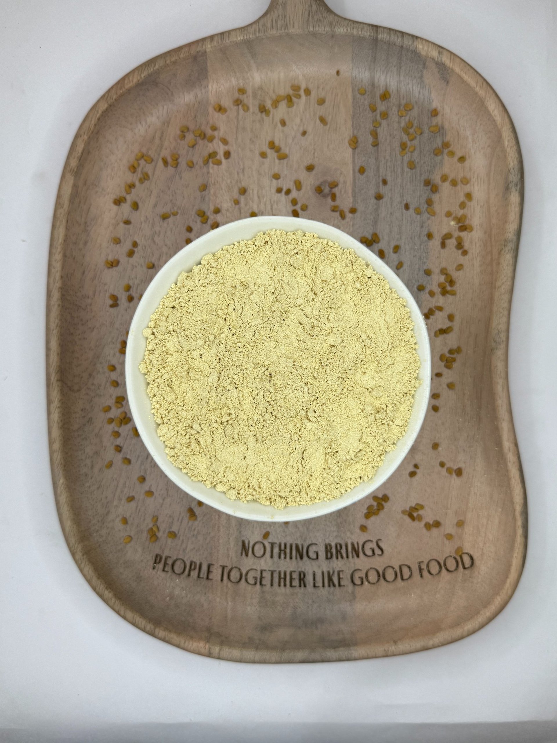 a close up of a pile of brown rice