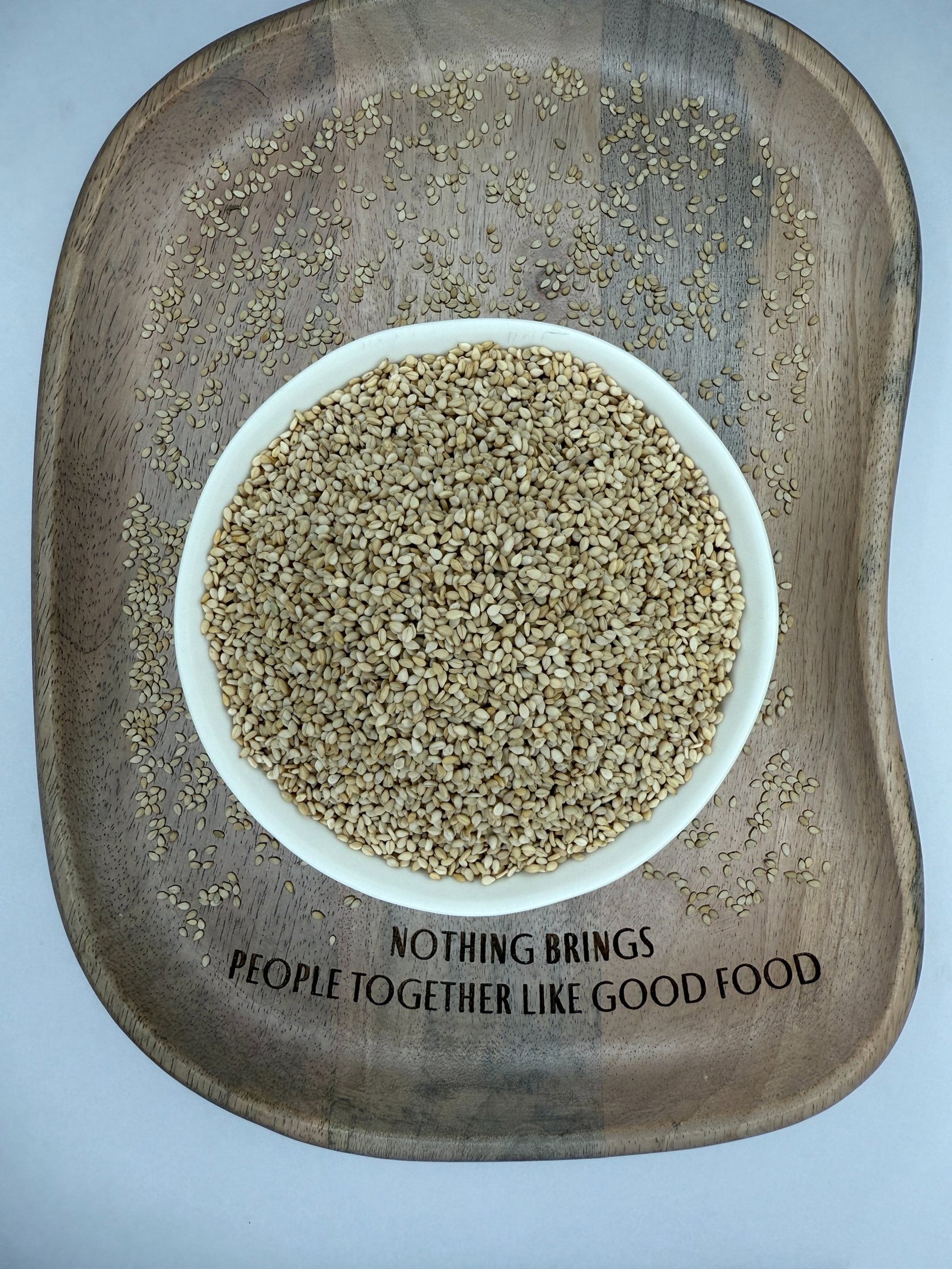 a close up of a pile of brown rice