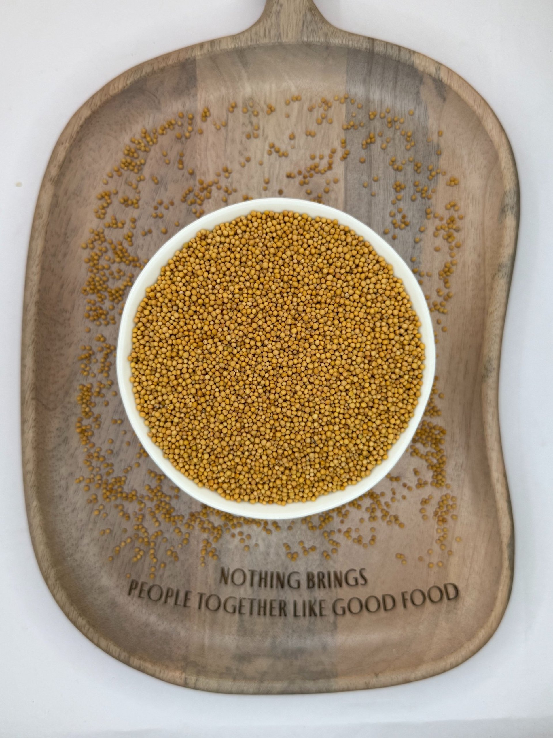 a close up of a pile of brown rice
