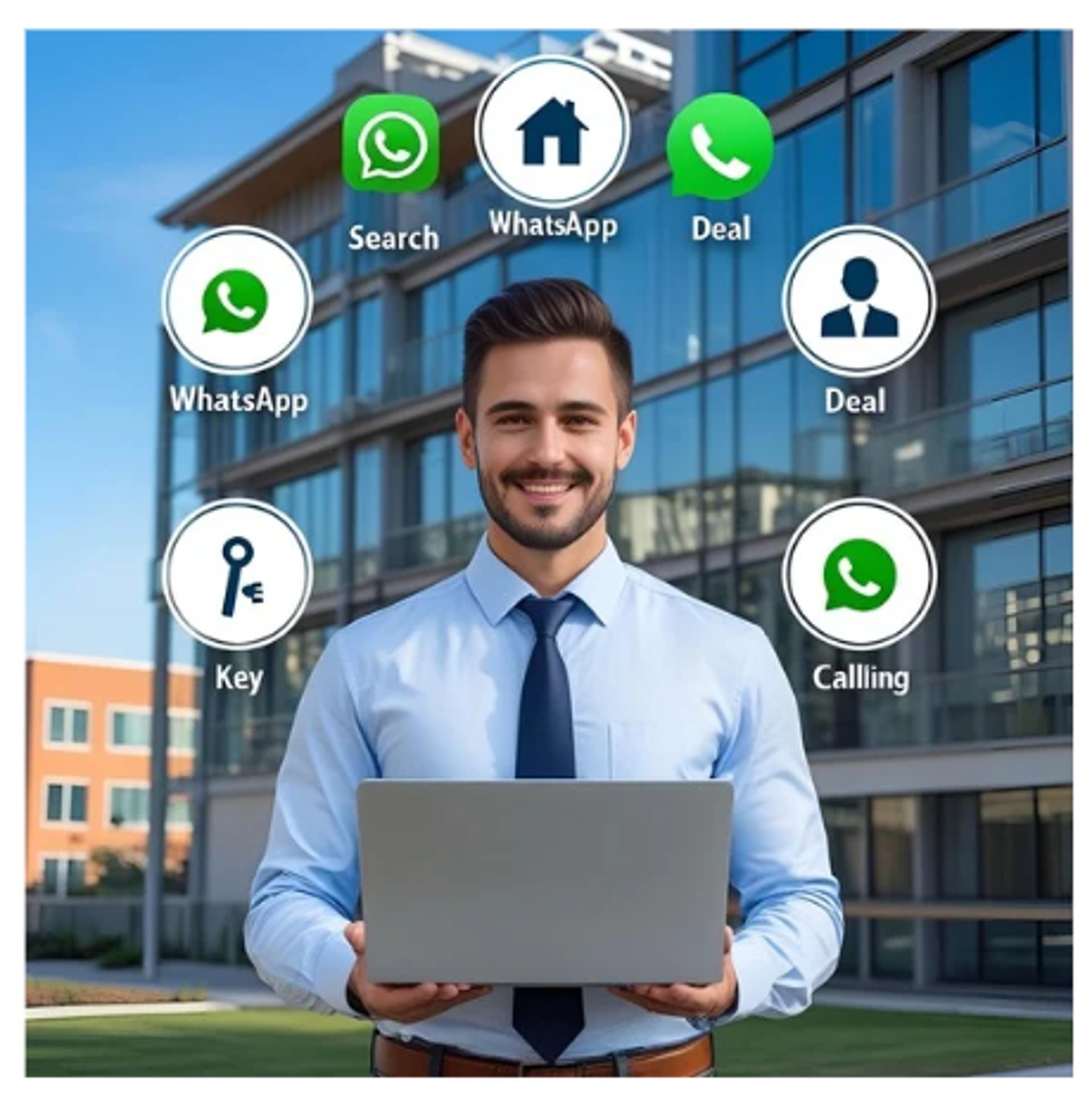 an abstract photo of a curved building with a blue sky in the background