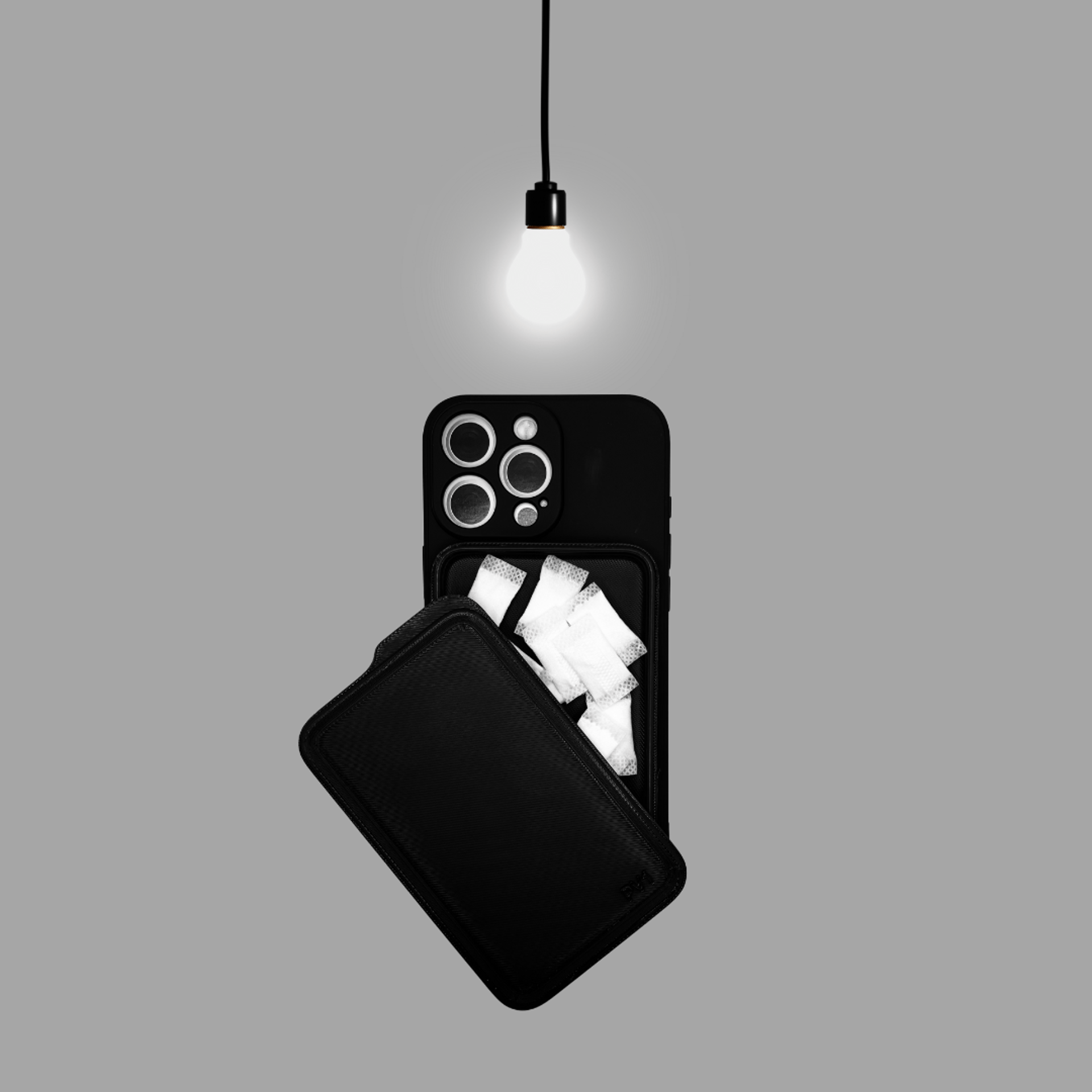 black corded telephone