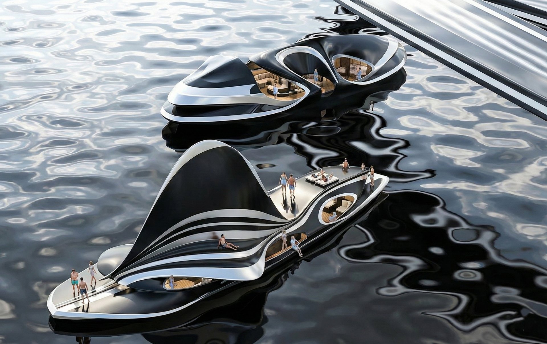 black and white bed linen