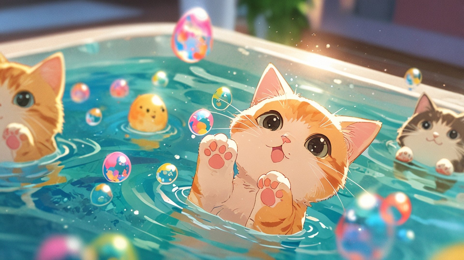 an abstract photo of a curved building with a blue sky in the background