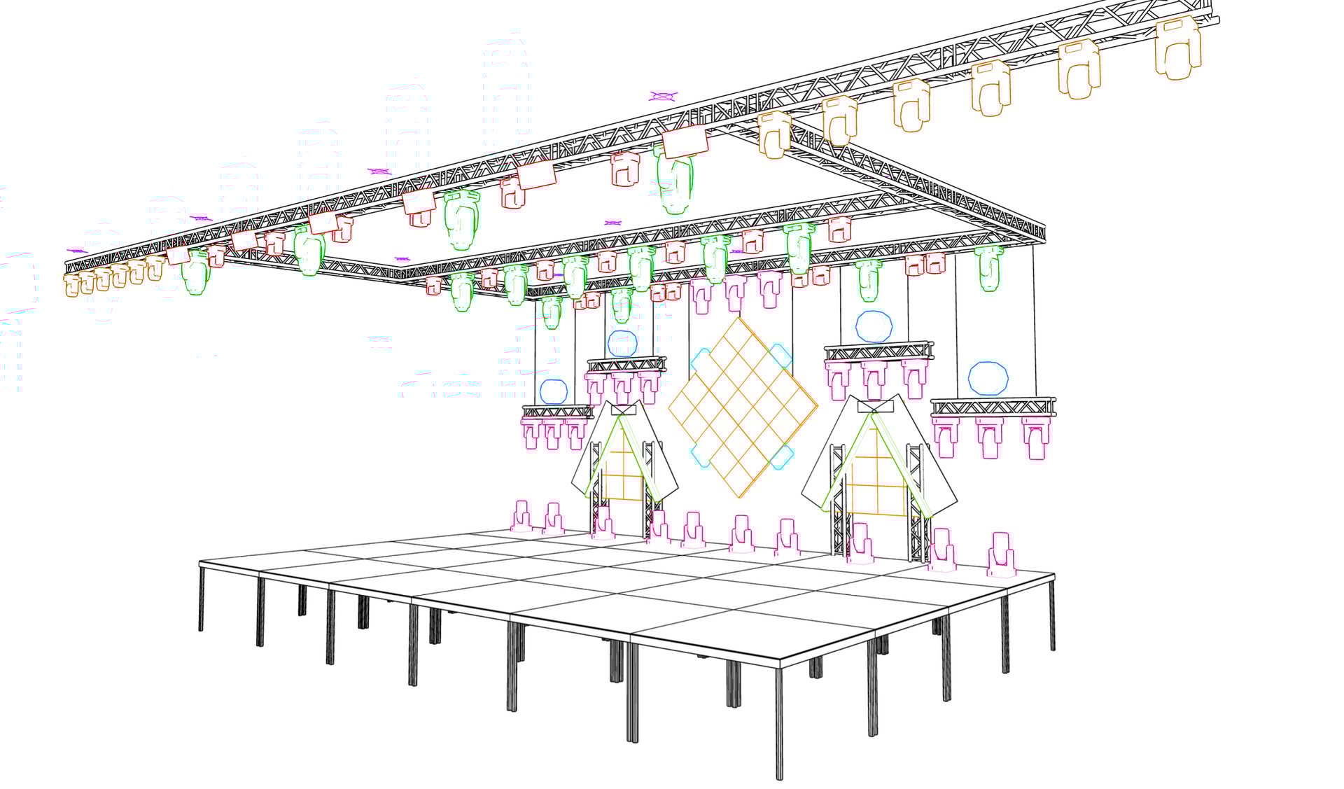 plan 3D événement nord