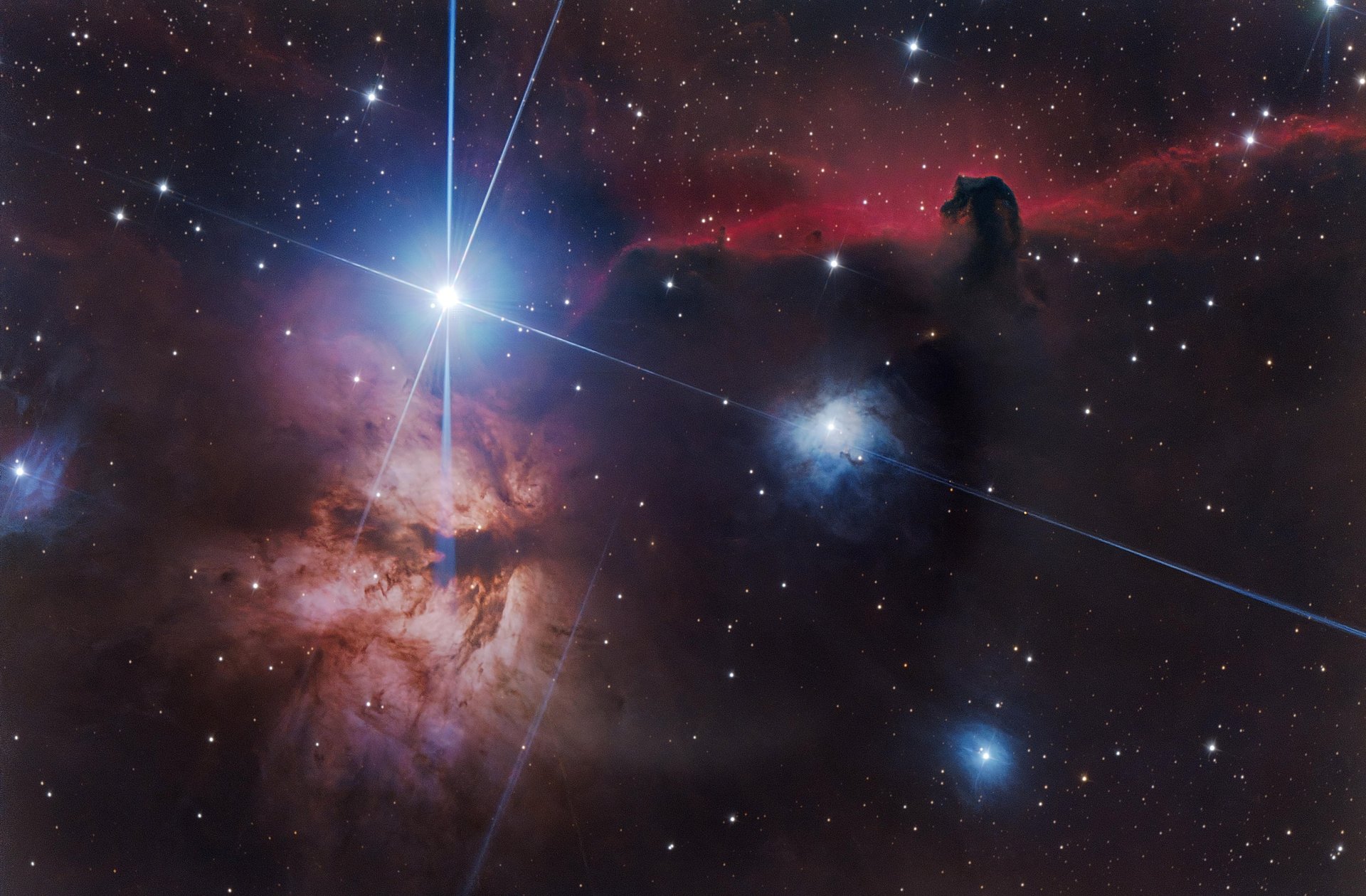 the night sky is filled with stars and the milky