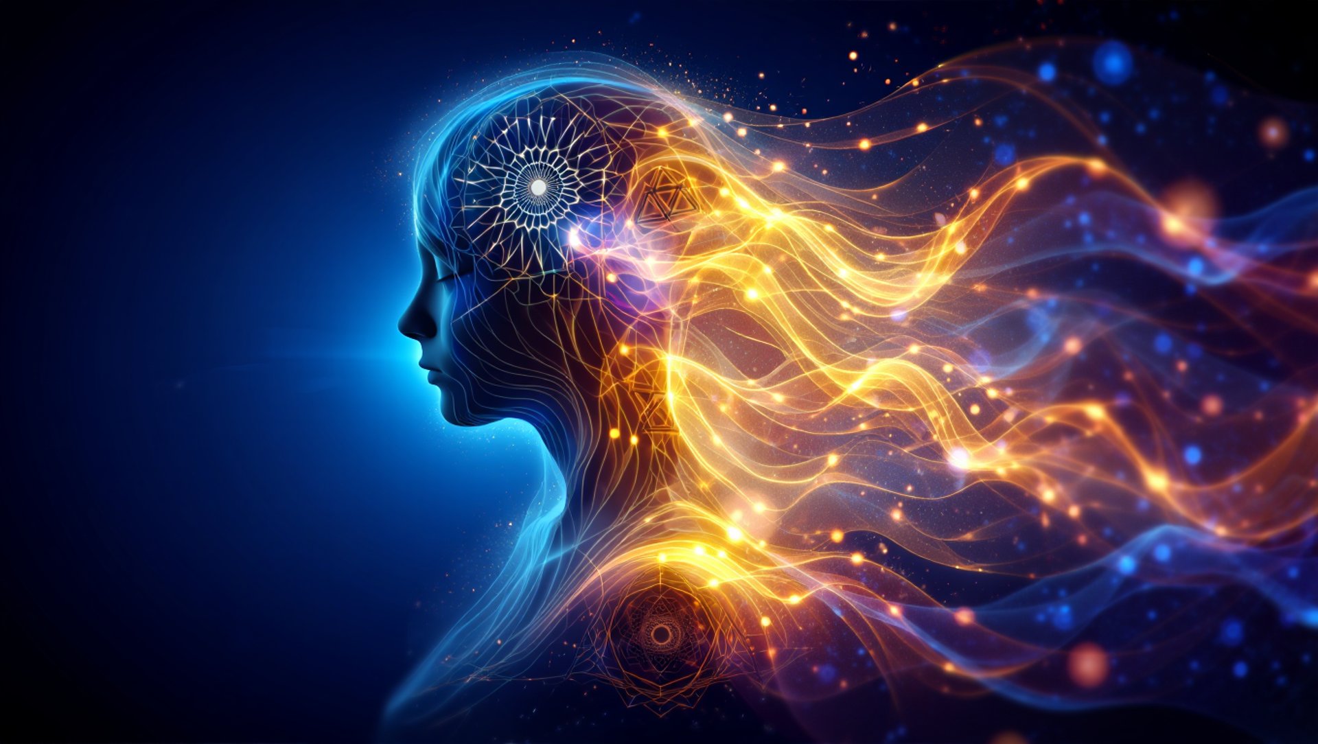 red blue and black abstract painting