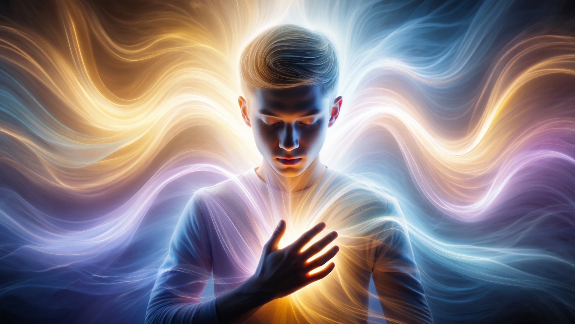 red blue and black abstract painting