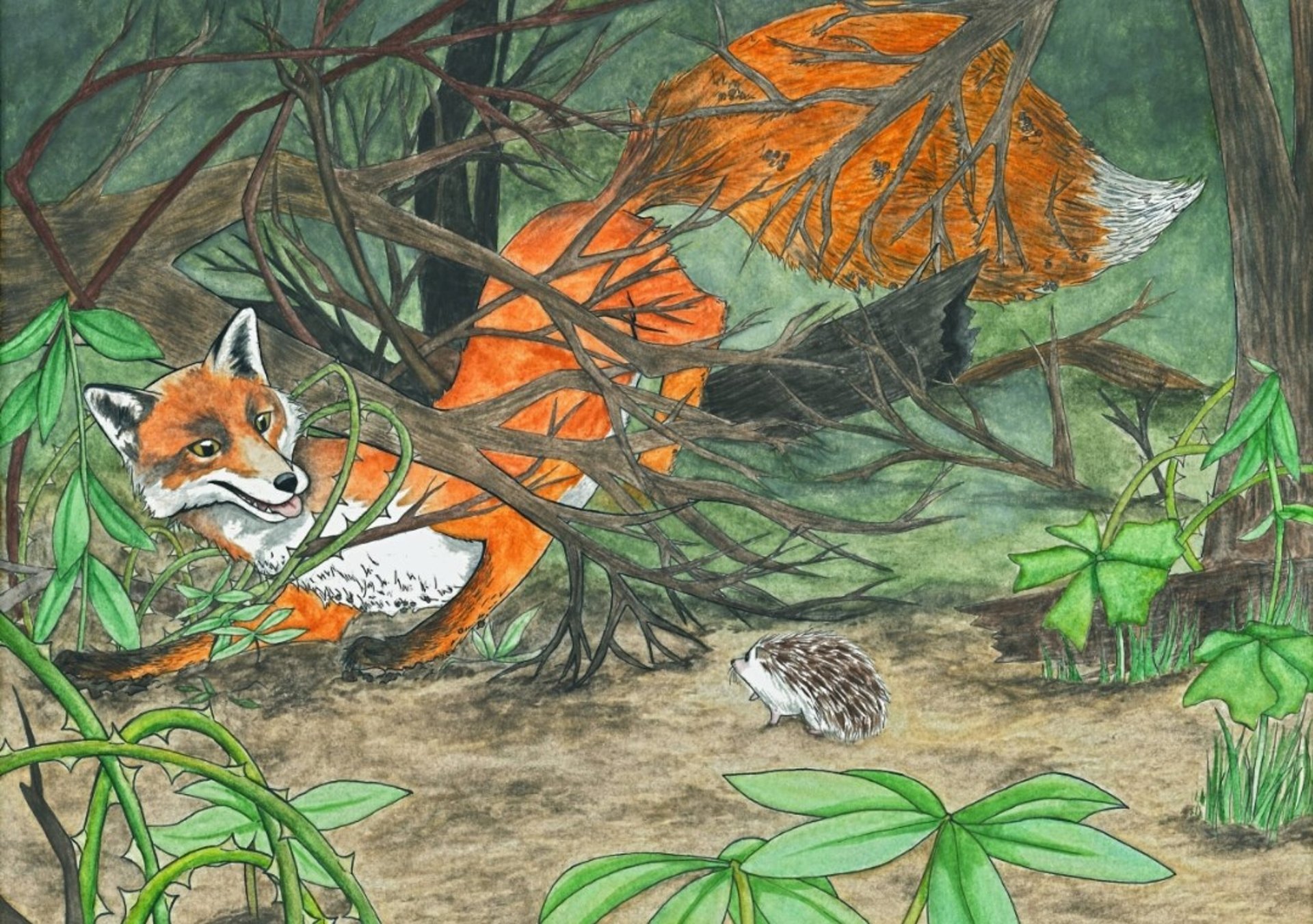 black blue and yellow textile