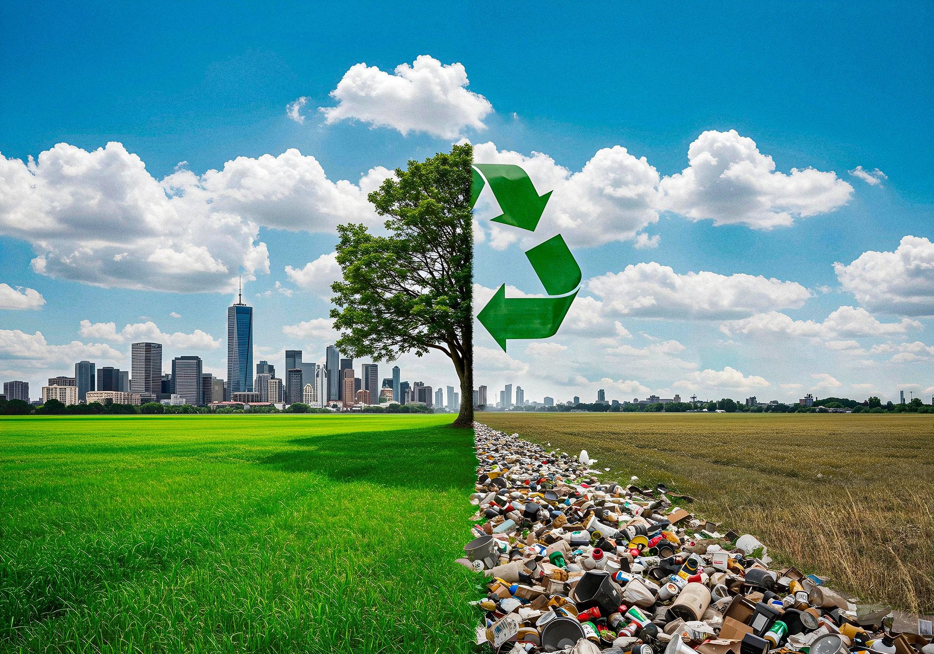 an abstract photo of a curved building with a blue sky in the background
