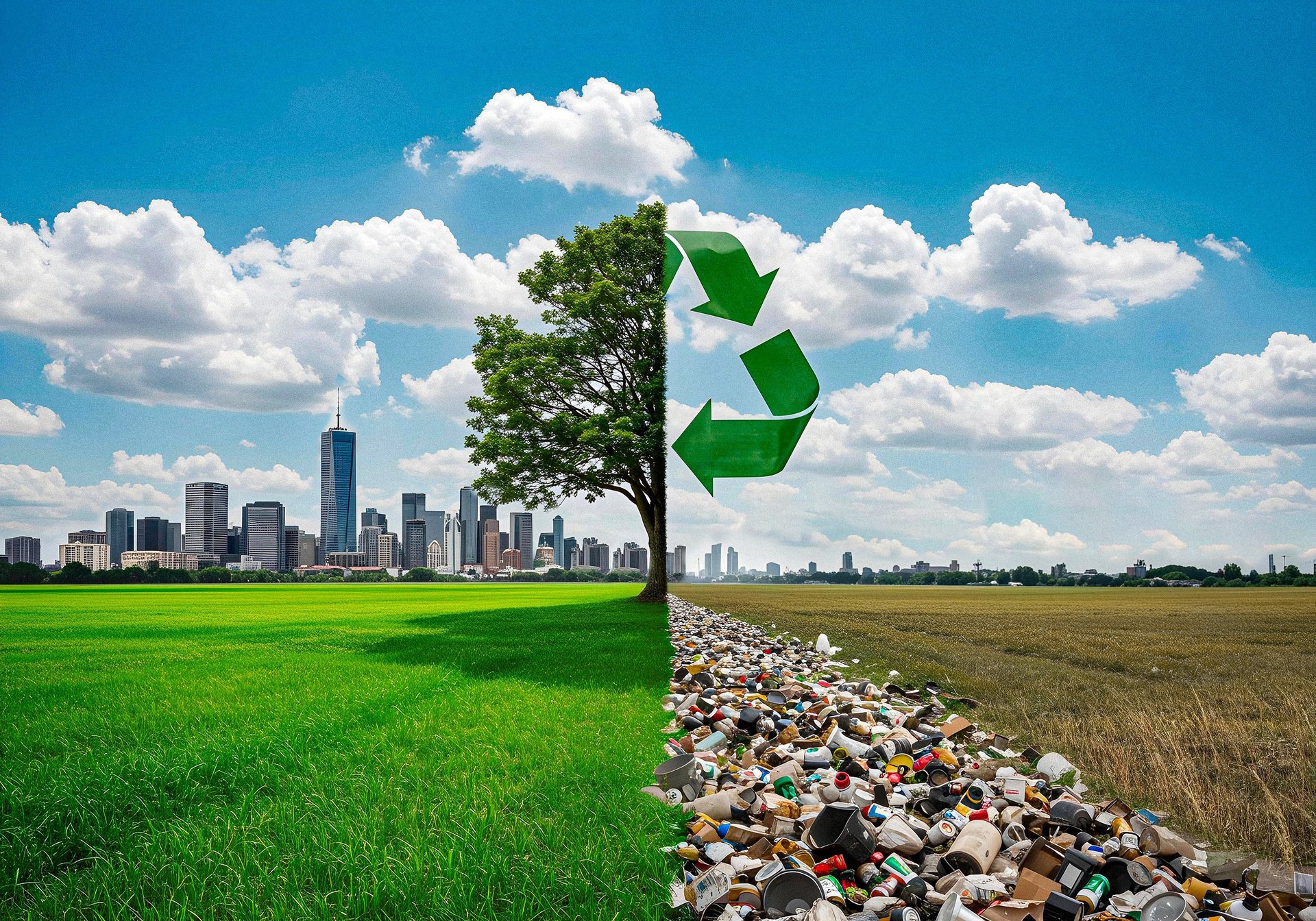 an abstract photo of a curved building with a blue sky in the background