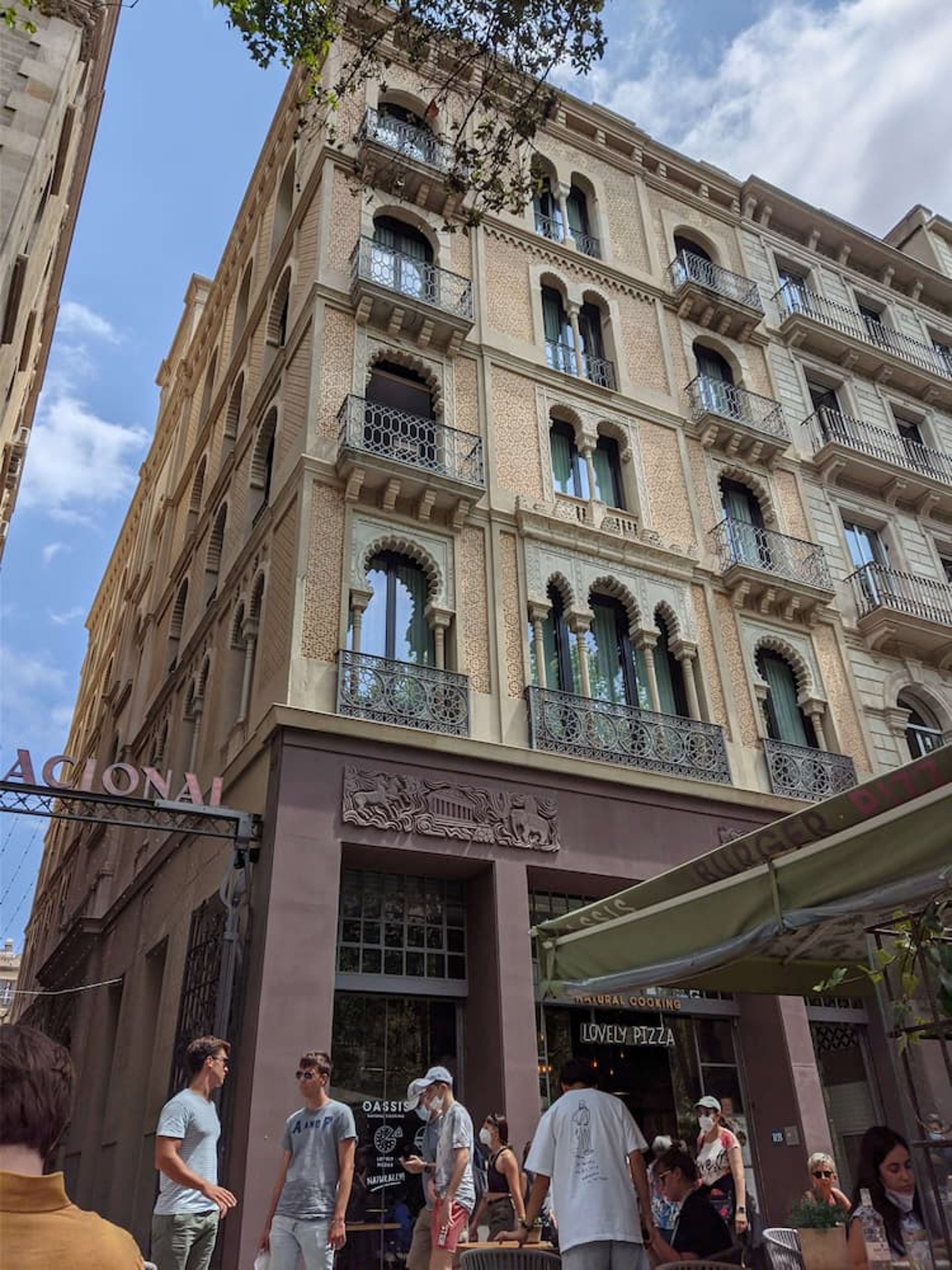 an aerial view of a city with lots of buildings