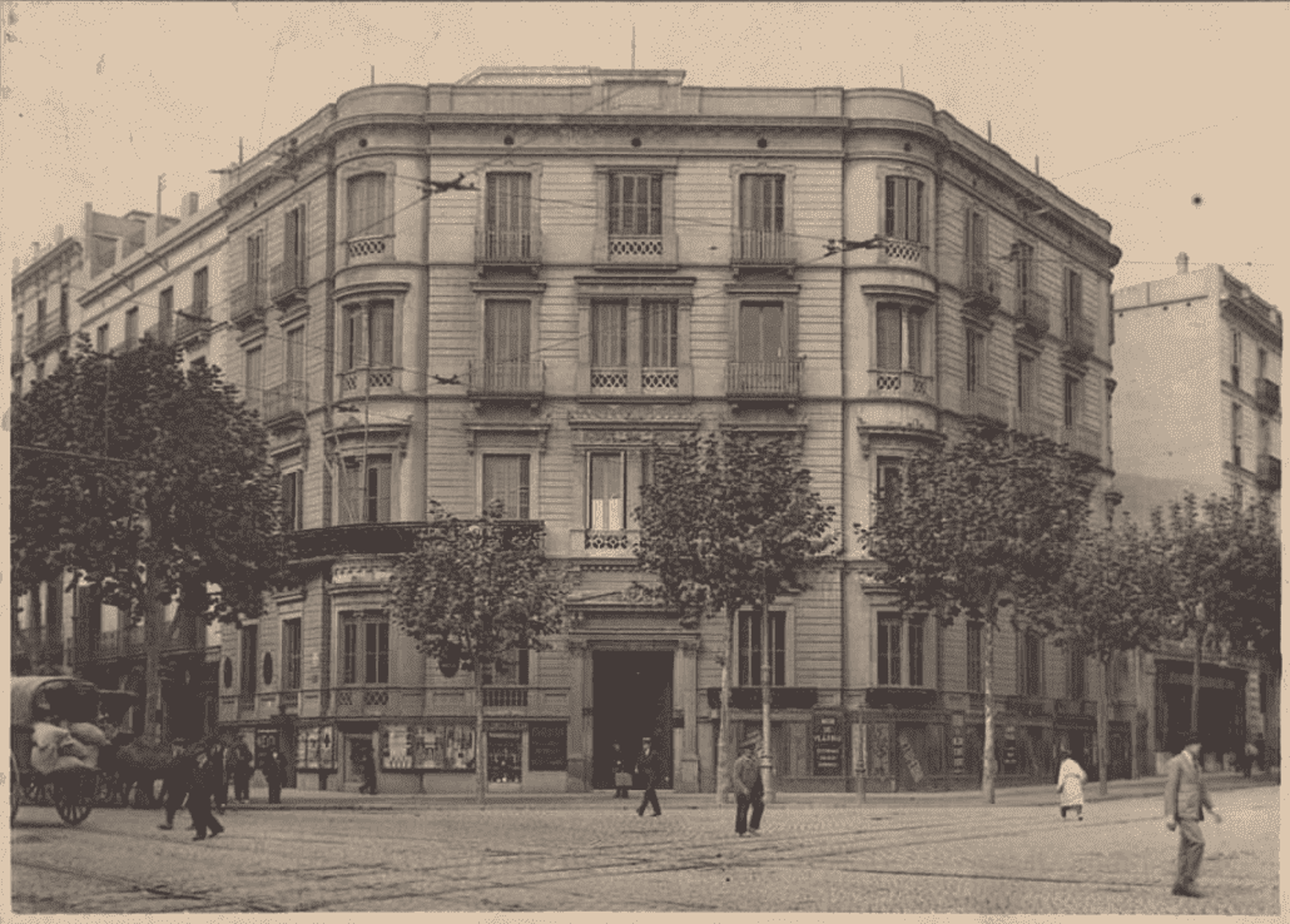 an aerial view of a city with lots of buildings