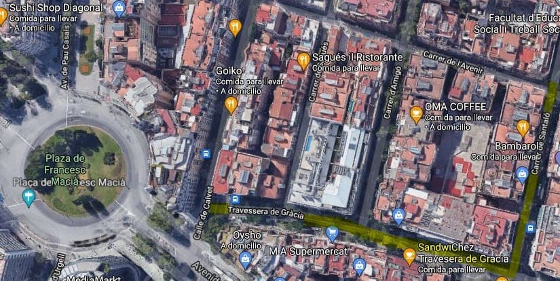 an aerial view of a city with lots of buildings