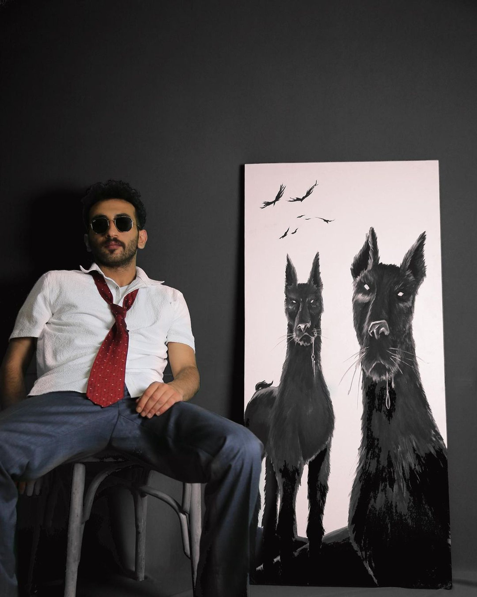 mountain range under blue sky