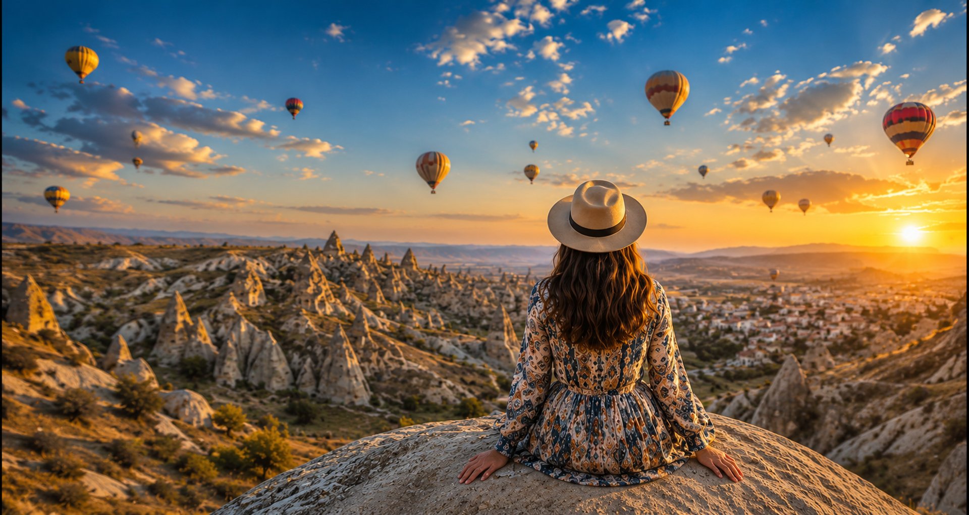 hot air balloons on brown field during daytime