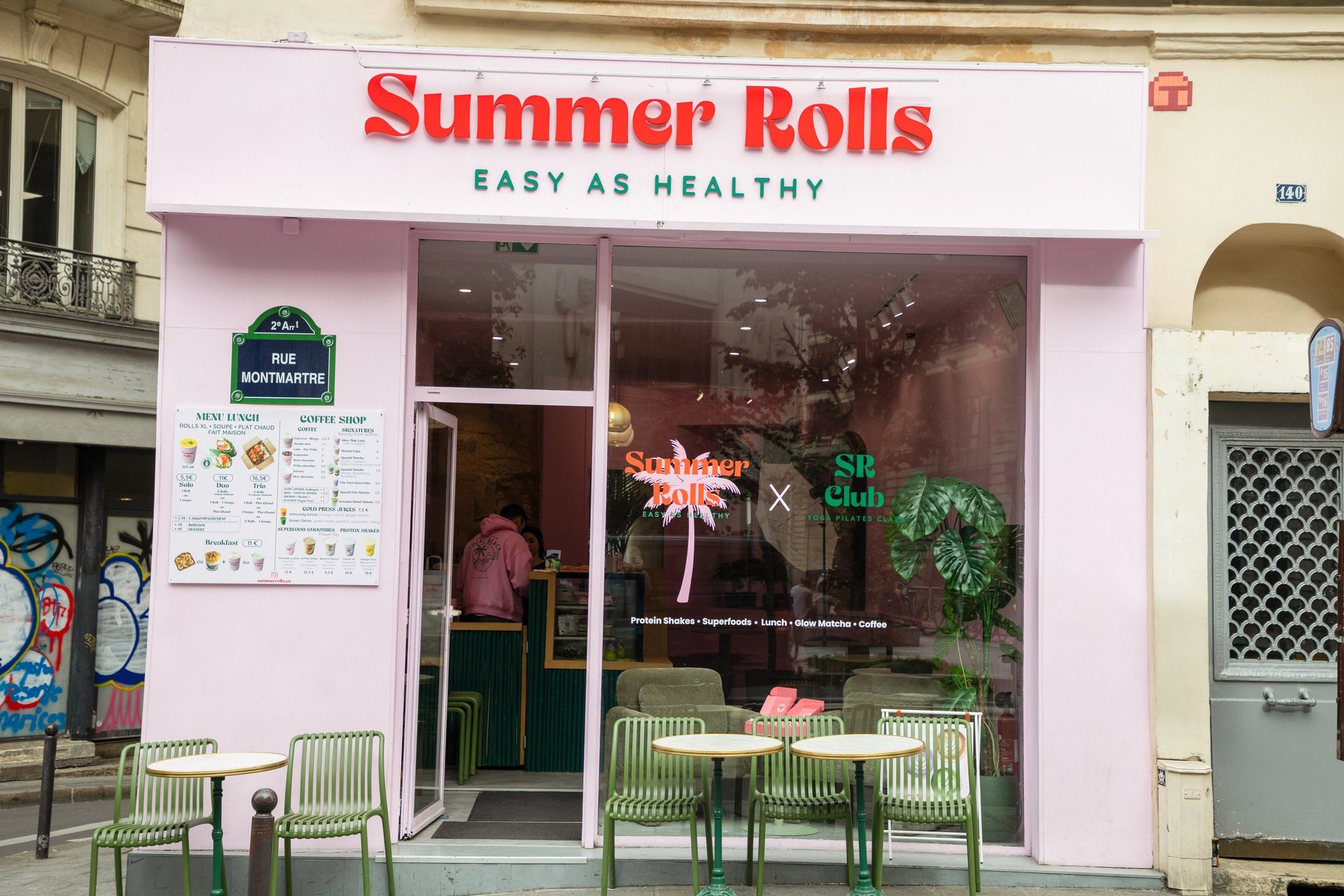 Summer Rolls Paris 2eme arrondissement Healthy food and Drinks