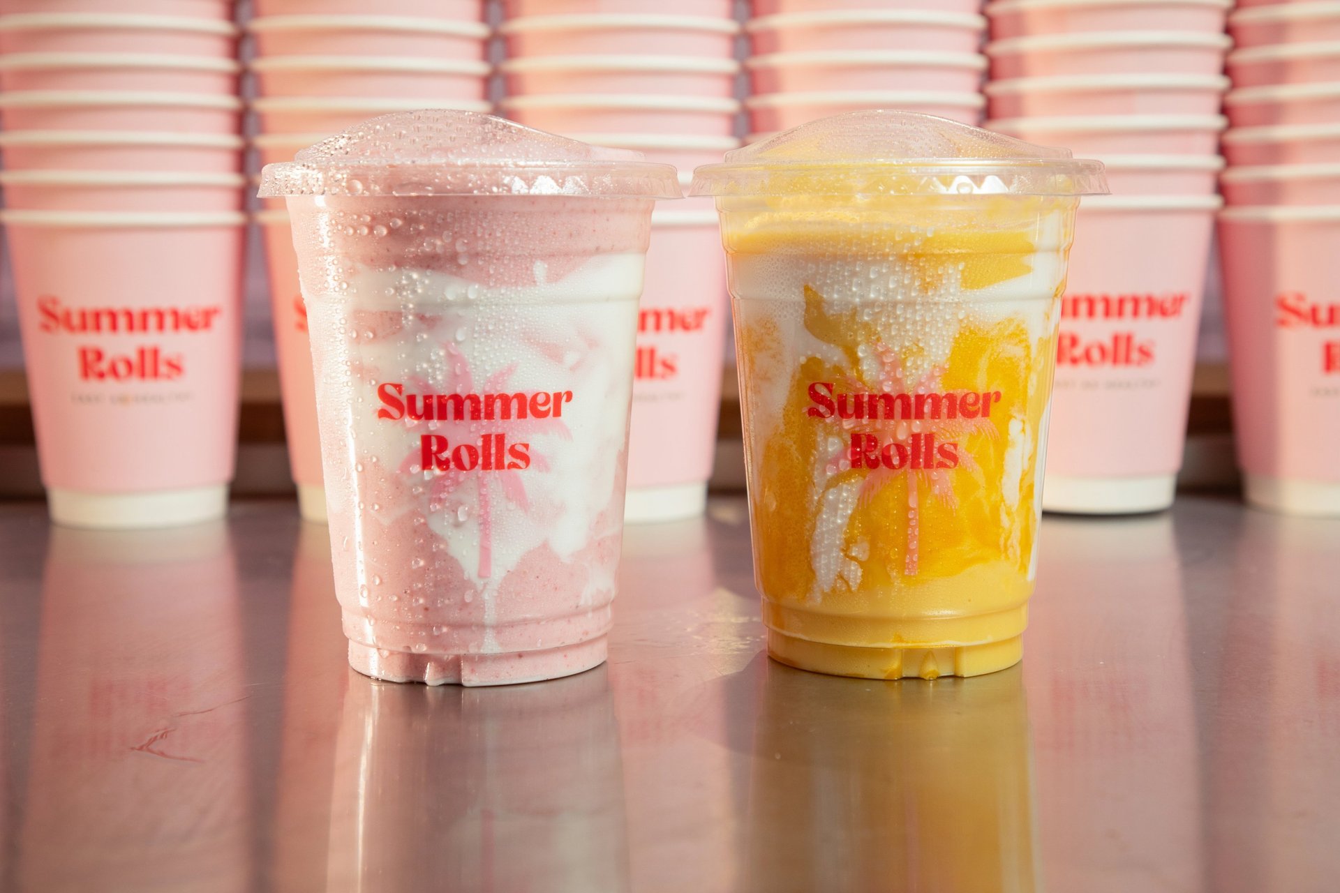 Protein shake smoothie Erewhon Strawberry Mango Summer Rolls Paris