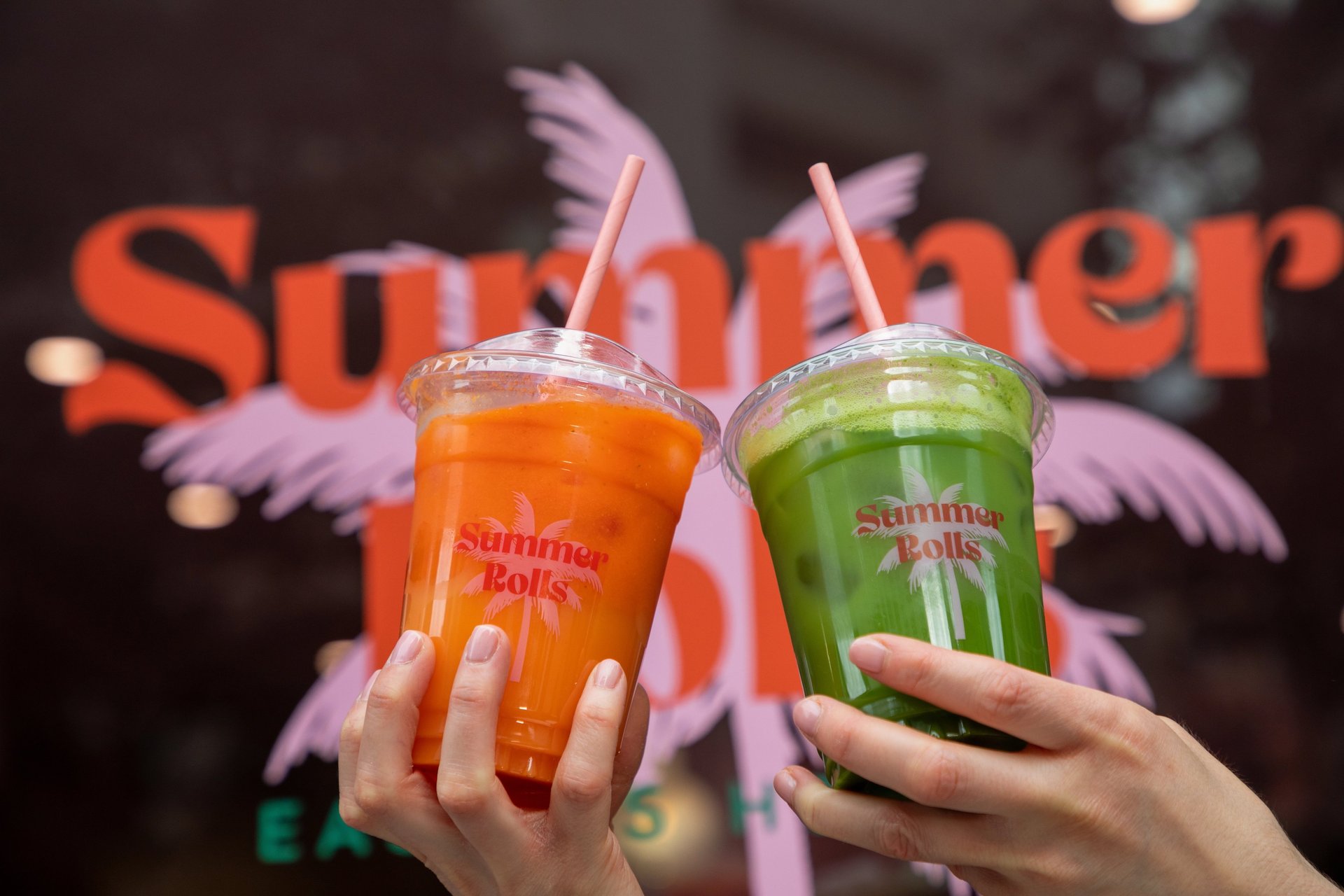 Summer Rolls Paris Immunity Boost Green Detox Fresh Cold Press Juice